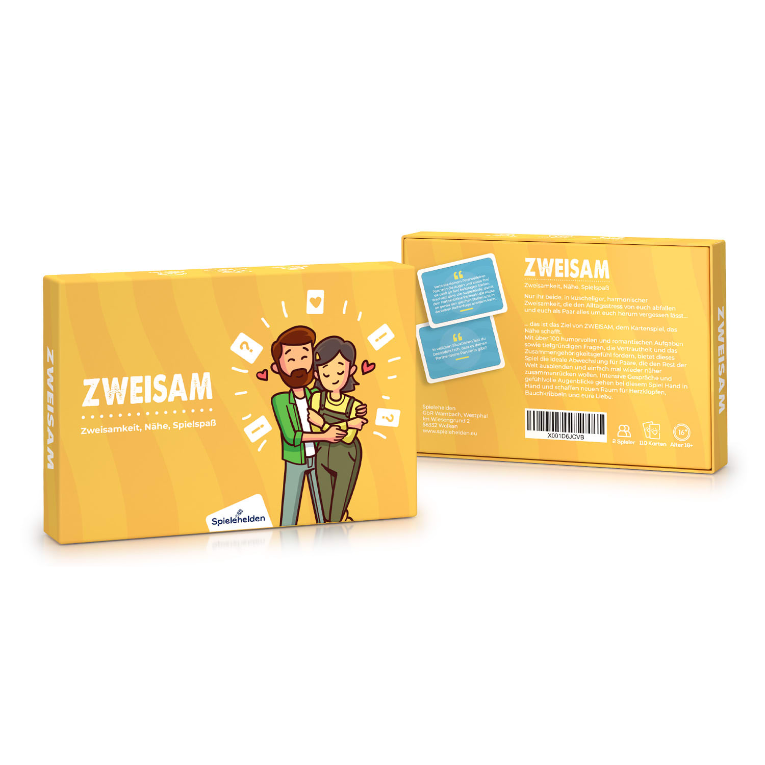 Spielehelden Zweisam Kartová hra Pre páry S otázkami a úlohami – Obrázok 4