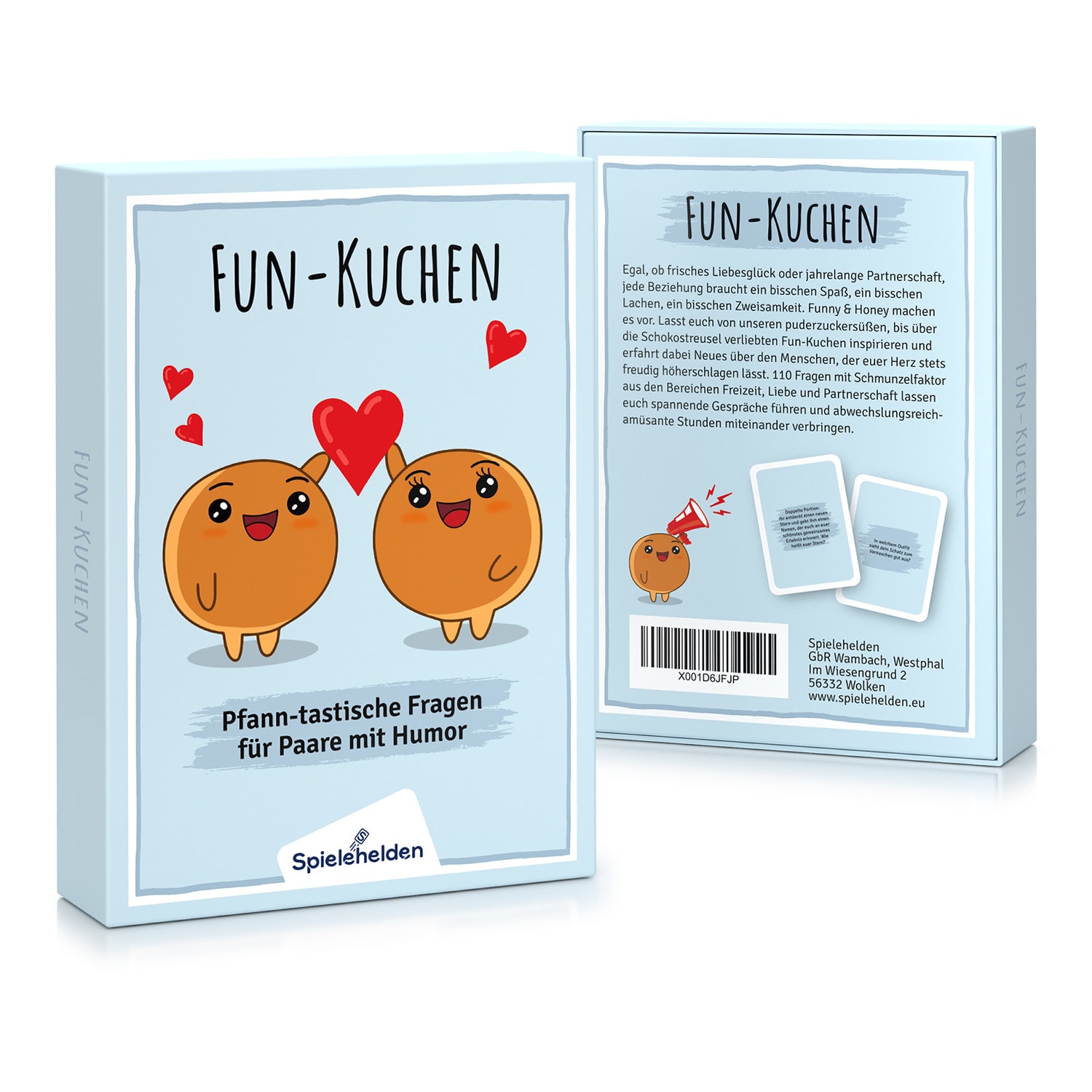 Spielehelden Fun-Kuchen Partnerská hra s veselými otázkami pre ešte väčšiu spolupatričnosť – Obrázok 4