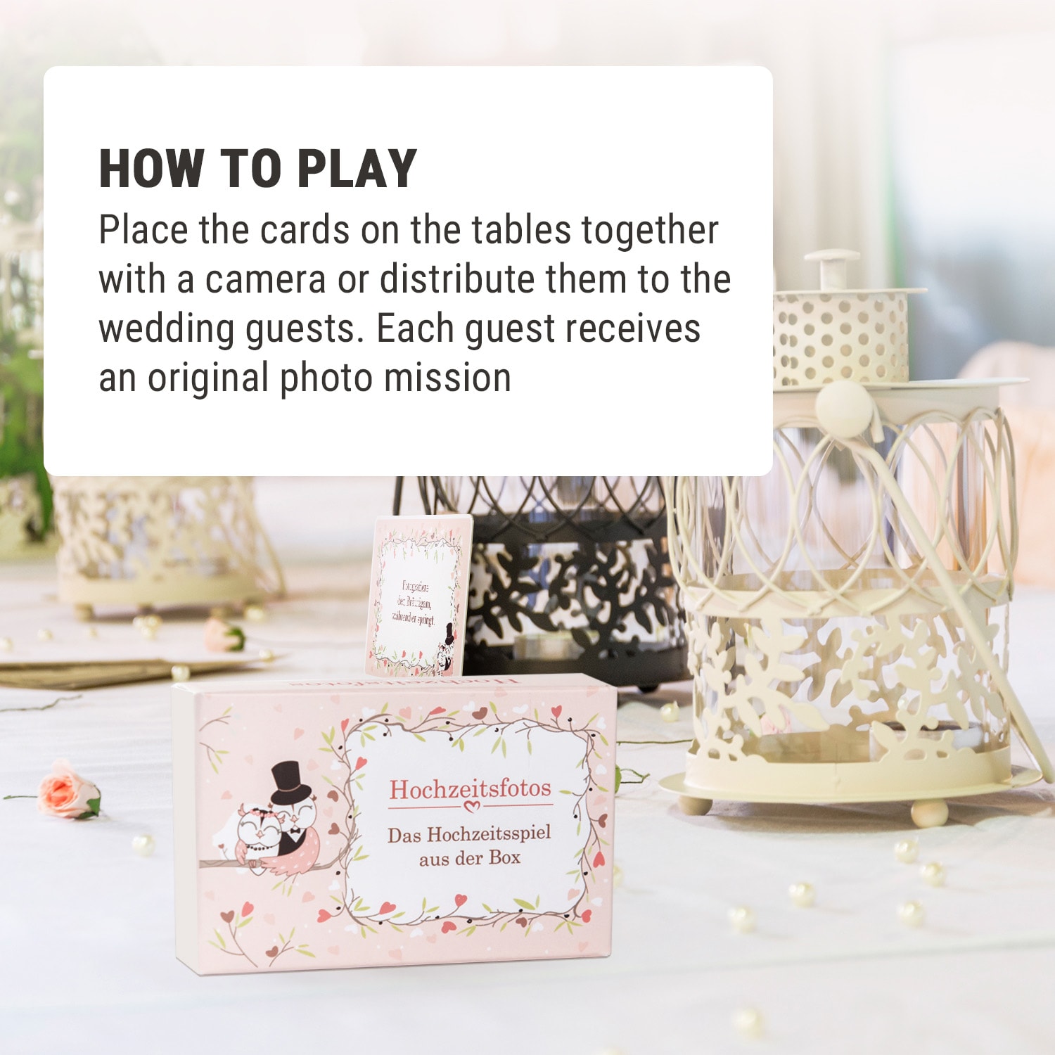 Spielehelden Wedding Pictures Foto hra 55 fotografických úloh vreckového formátu – Obrázok 4