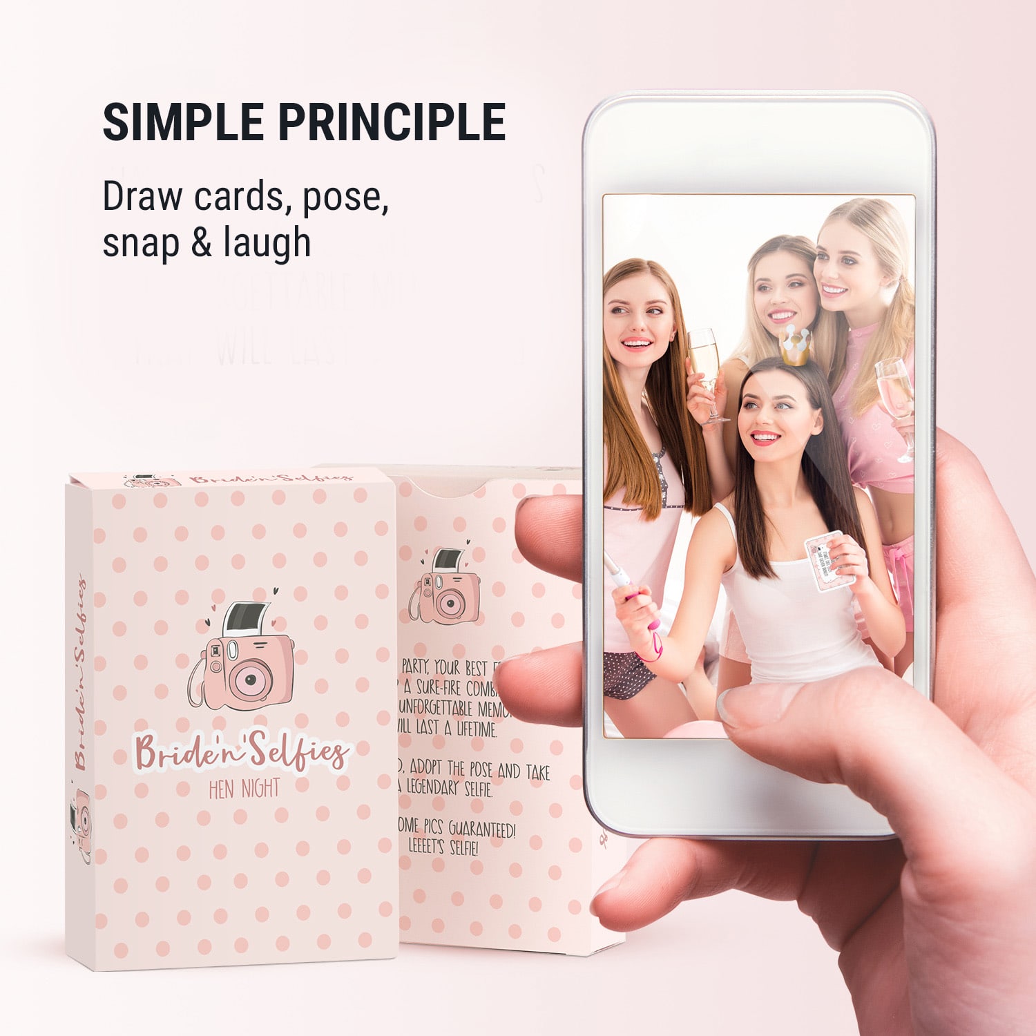 Spielehelden Bride'n'Selfies, hra s fotkami, 55 fotografických úloh, pre dievčatá v anglickom jazyku – Obrázok 4
