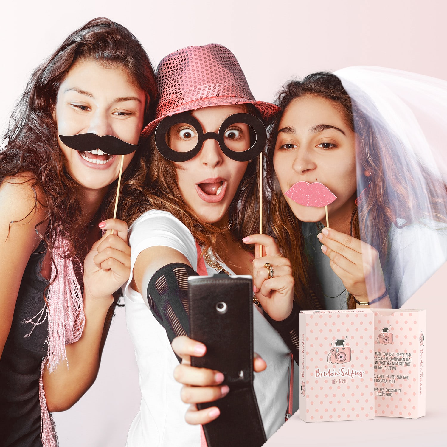 Spielehelden Bride'n'Selfies, hra s fotkami, 55 fotografických úloh, pre dievčatá v anglickom jazyku