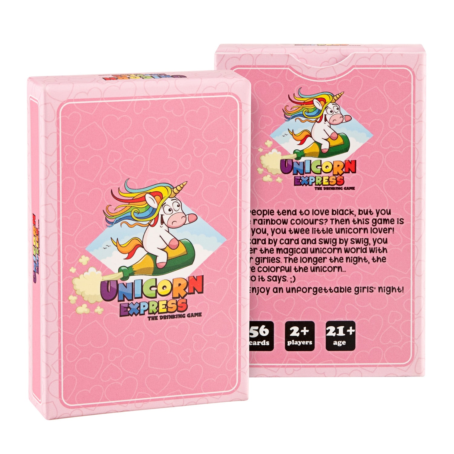 Spielehelden Unicorn Express, Párty hra, Dámska jazda, 55 kariet v anglickom jazyku – Obrázok 4
