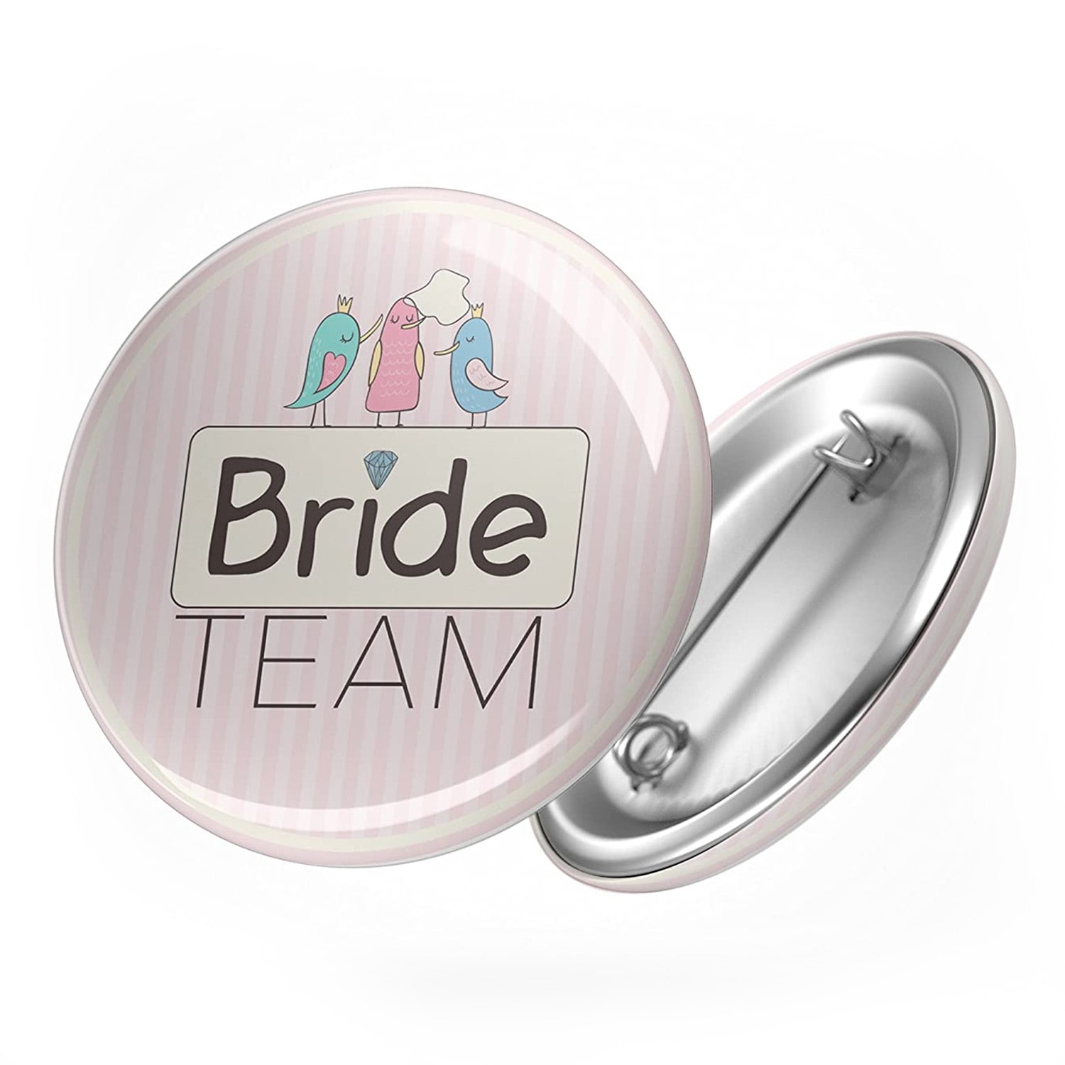 Spielehelden Odznaky Sweet Bride Dievčenská rozlúčka so slobodou 12 odznakov 5,6 cm extra veľké Darček na dievčenskú rozlúčku so slobodou – Obrázok 2