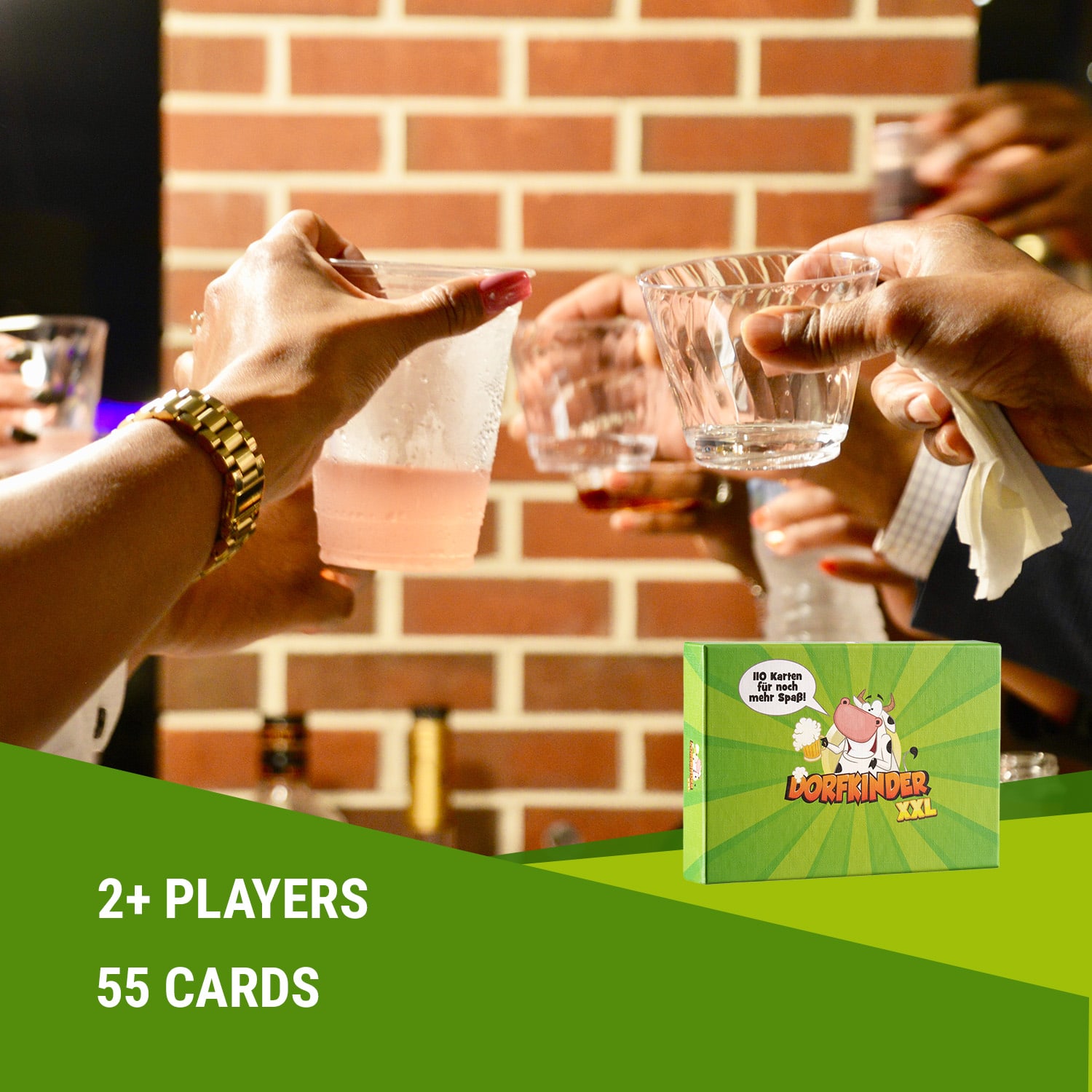 Spielehelden Dedinčania Alkoholická hra 110 kariet Hráči: 2-8 Vek: 18+ – Obrázok 2