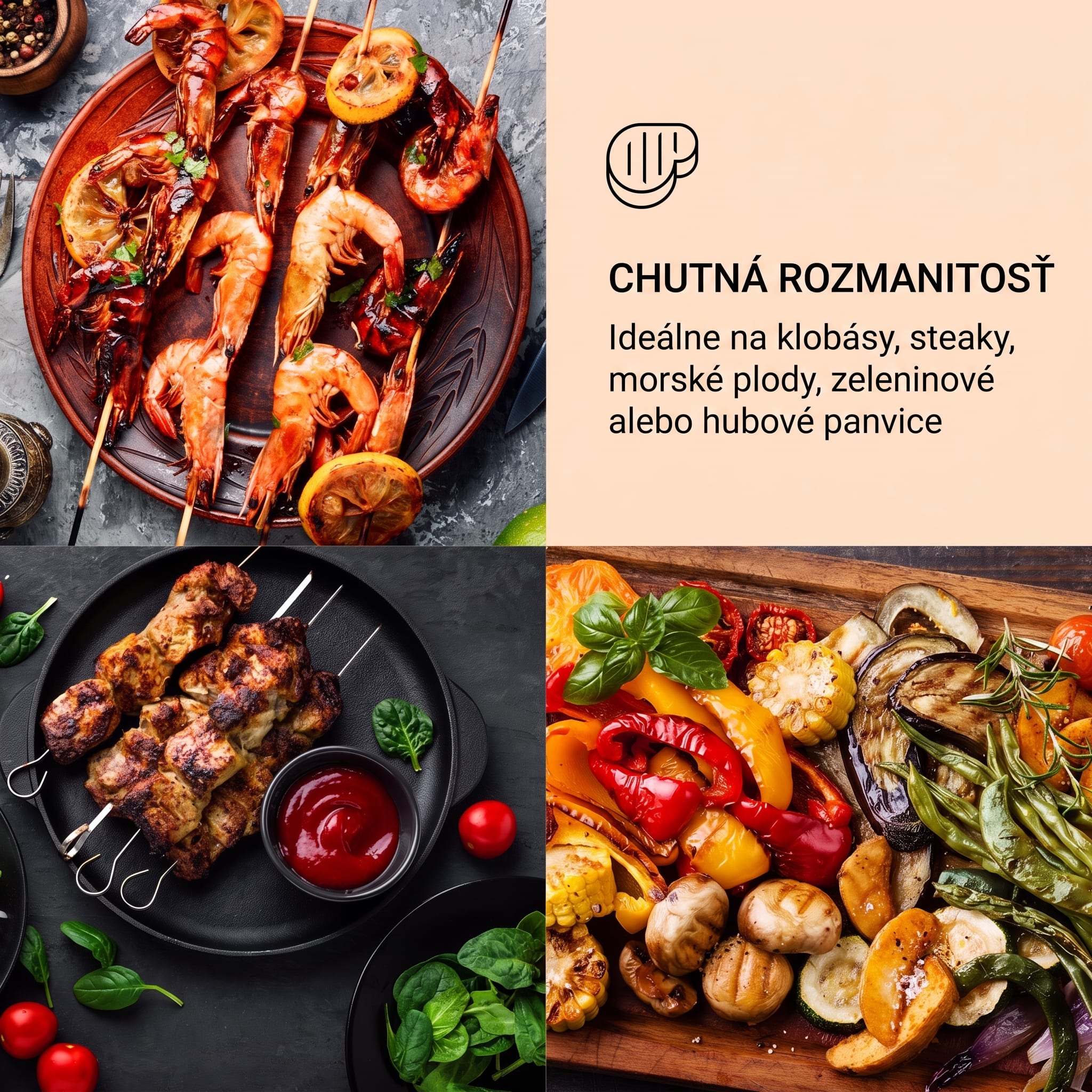 Klarstein Grillmeile 4400, elektrický gril, 2 x 2200 W, grilovacia platňa z nehrdzavejúcej ocele – Obrázok 3