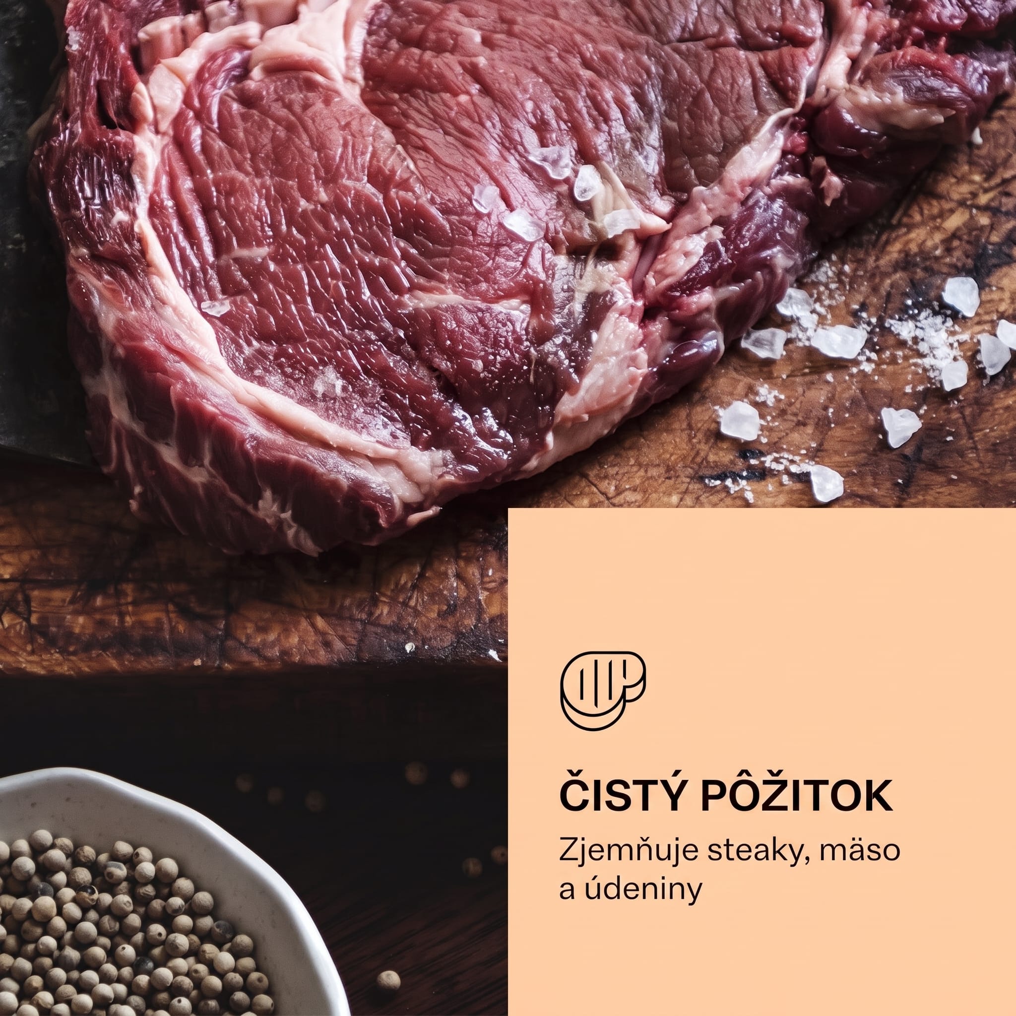 Klarstein Steakhouse Pro 98 Onyx, chladnička na zrenie mäsa, 1 zóna, 98 l, 1-25°C, dotykový displej, panoramatické okno – Obrázok 2
