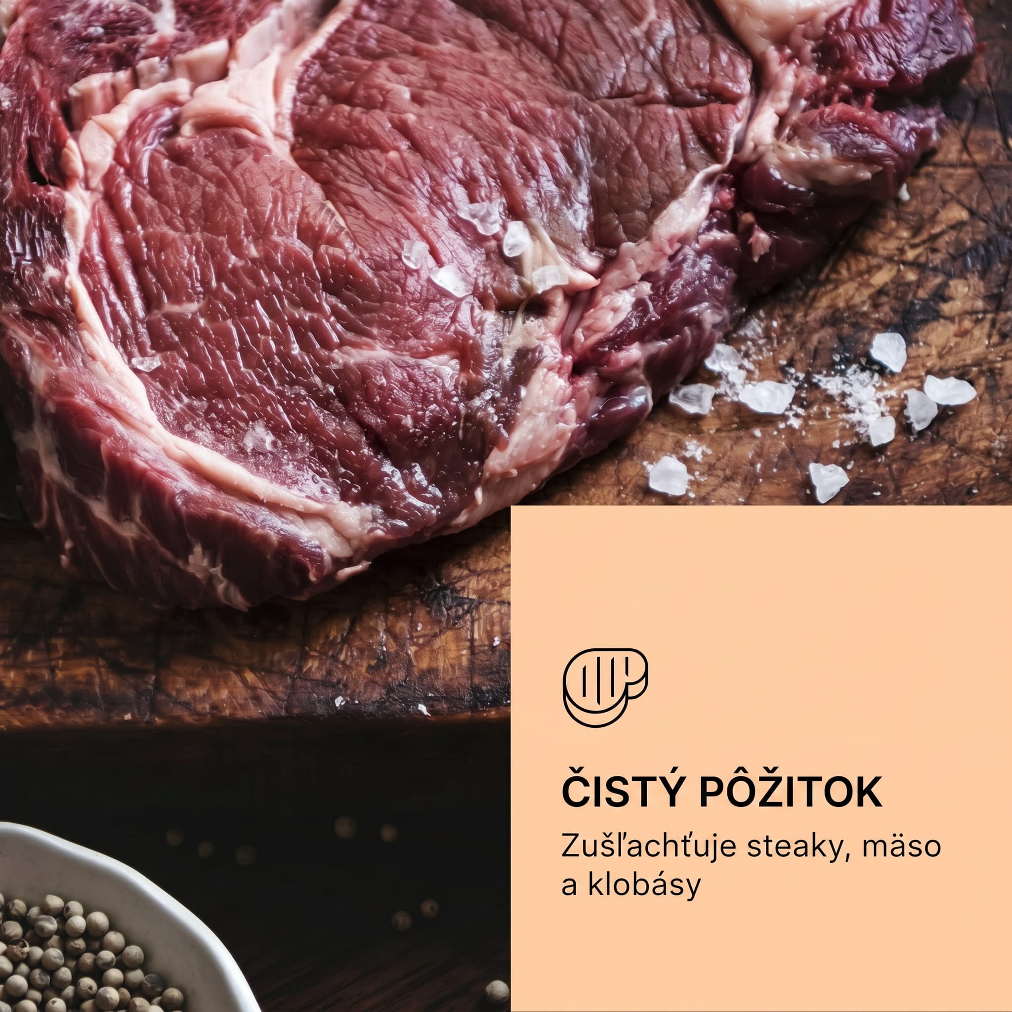 Klarstein Steakhouse Pro 233 Onyx, chladnička na zrenie mäsa, 1 zóna, 233 l, 1-25°C, dotykový displej, panoramatické okno – Obrázok 2