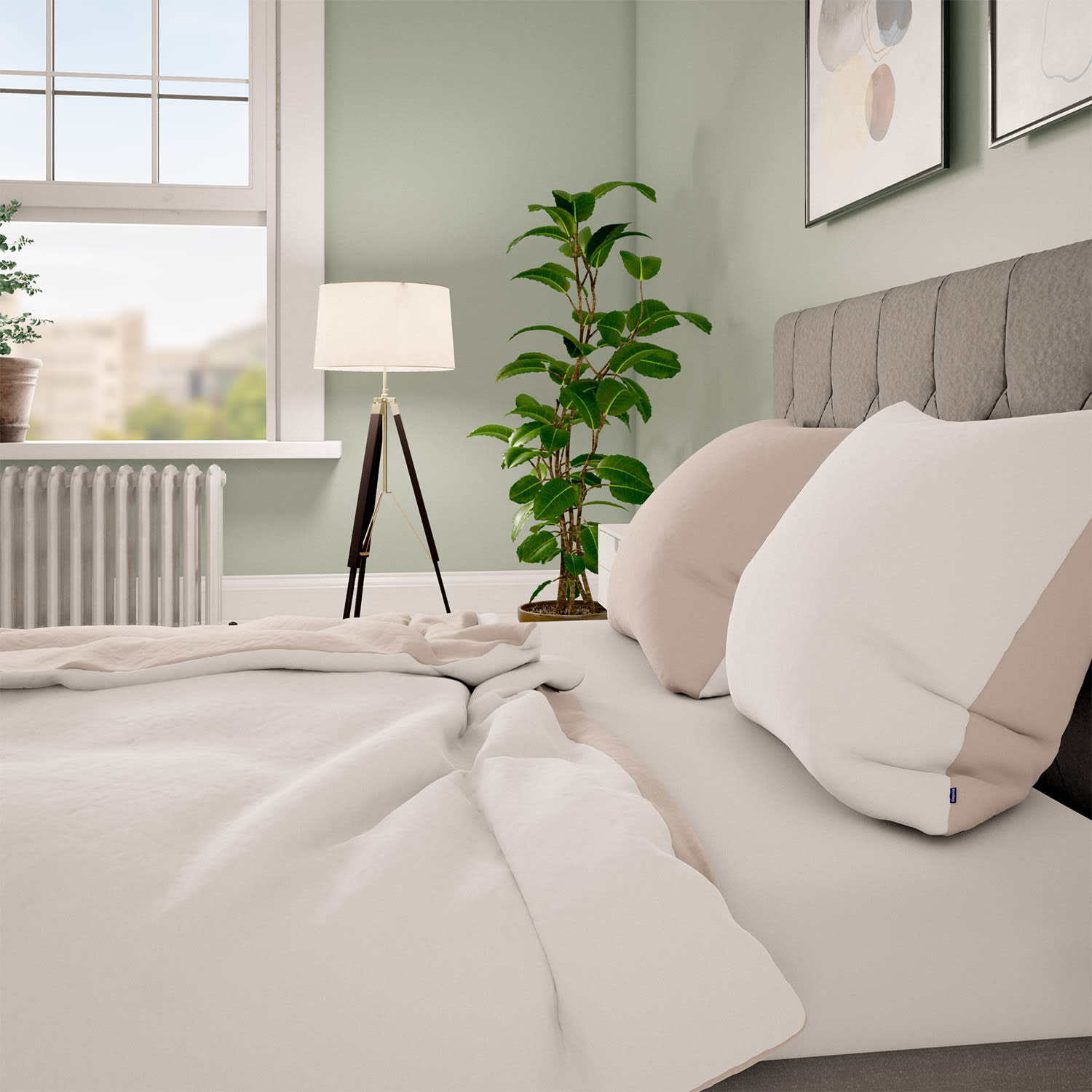 Sleepwise Soft Wonder Edition, posteľná bielizeň, obliečka na posteľ 140x200cm & na vankúš 65x65cm – Obrázok 3