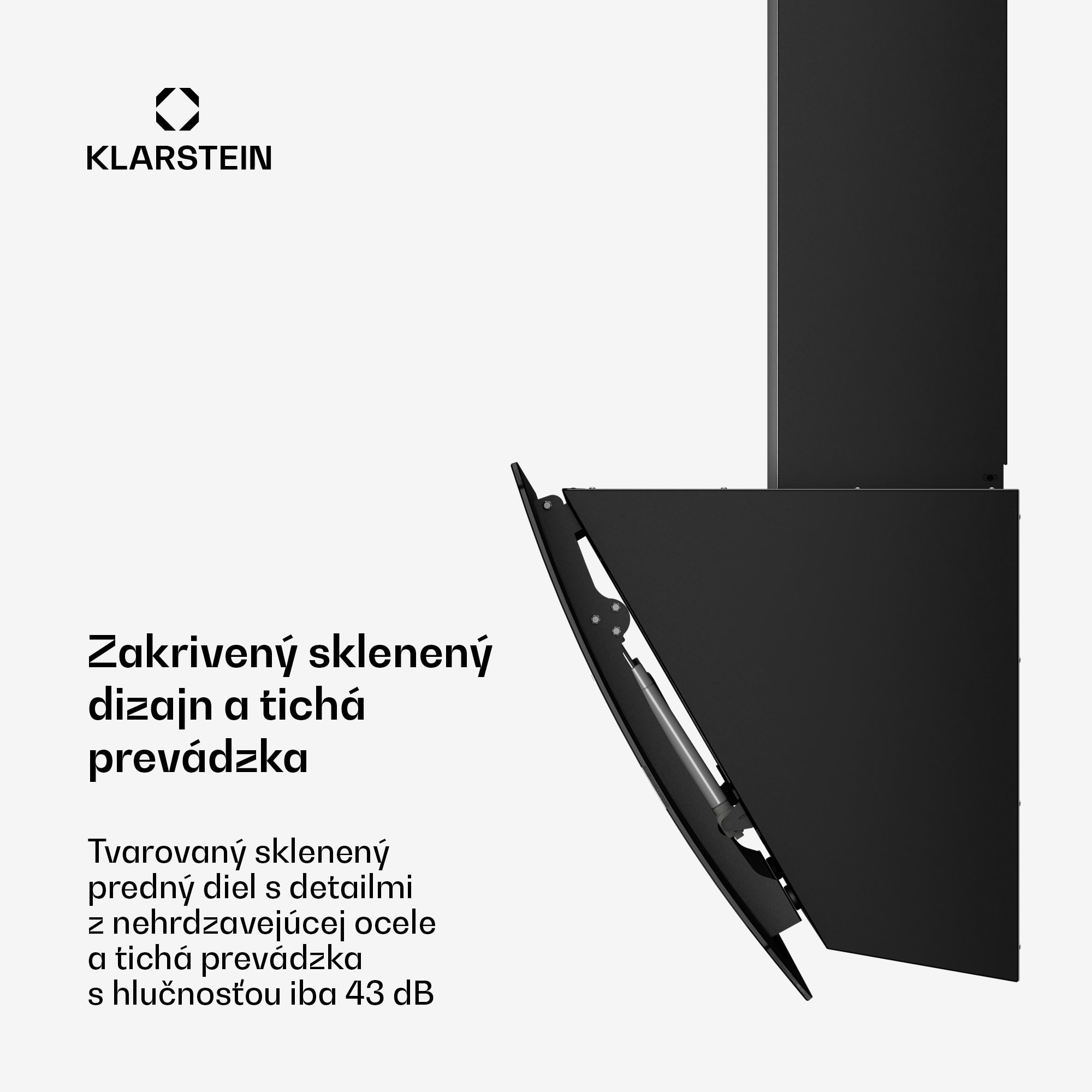Klarstein Clara 60, digestor, 591 m³/h, dotykový displej, ambientné podsvietenie – Obrázok 4