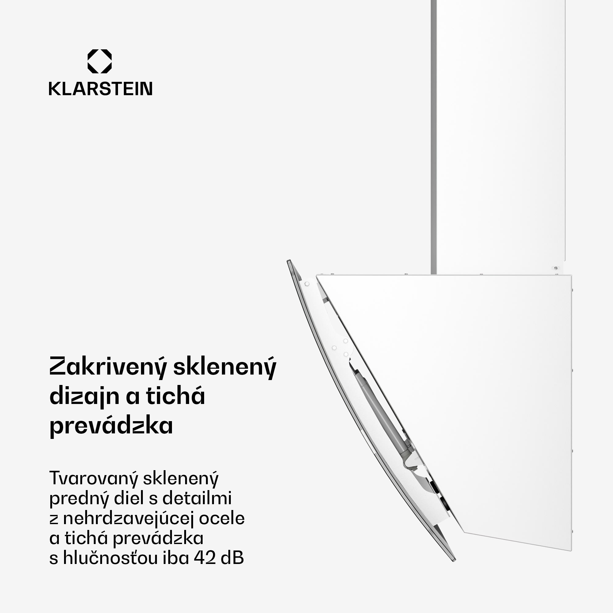 Klarstein Clara 90, digestor, 590 m³/h, dotykový displej, ambientné podsvietenie – Obrázok 4