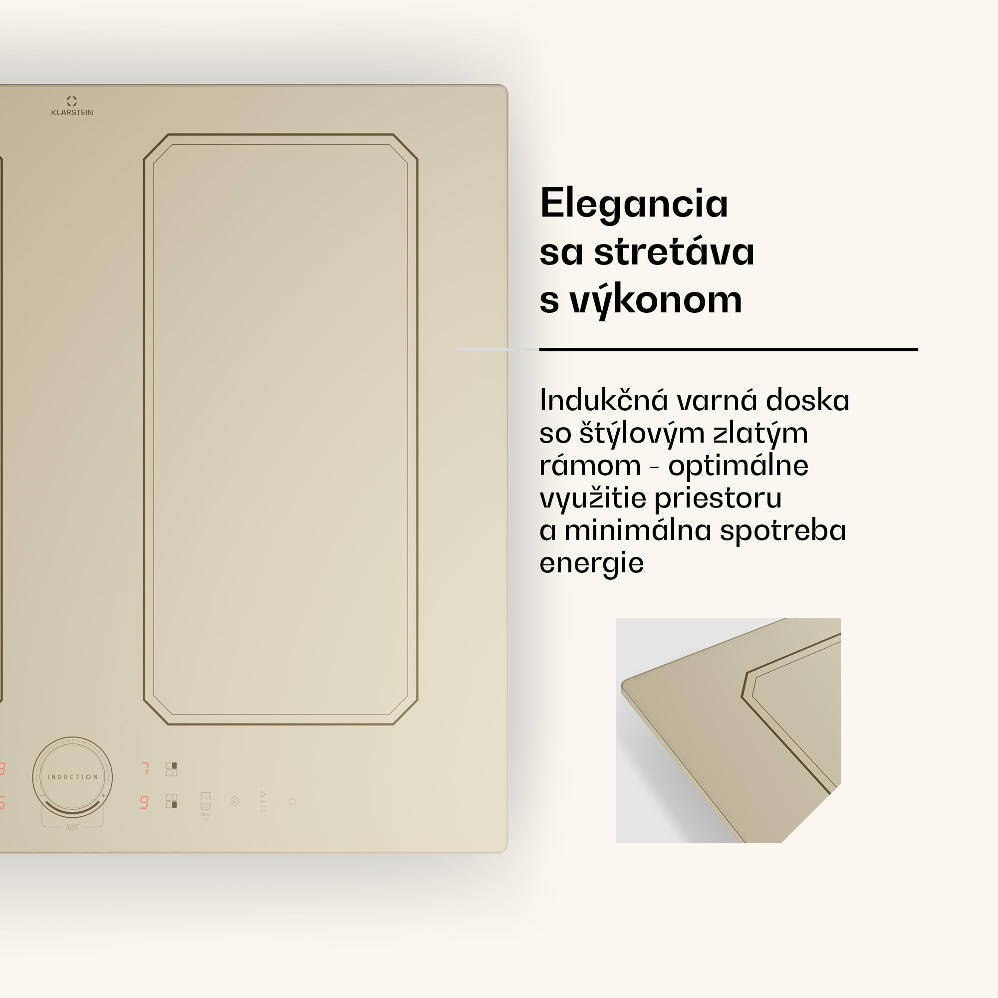 Klarstein Victoria 4 Flex, vstavaná indukčná varná doska, 7000 W, 2 x Flexzone, časovač – Obrázok 3