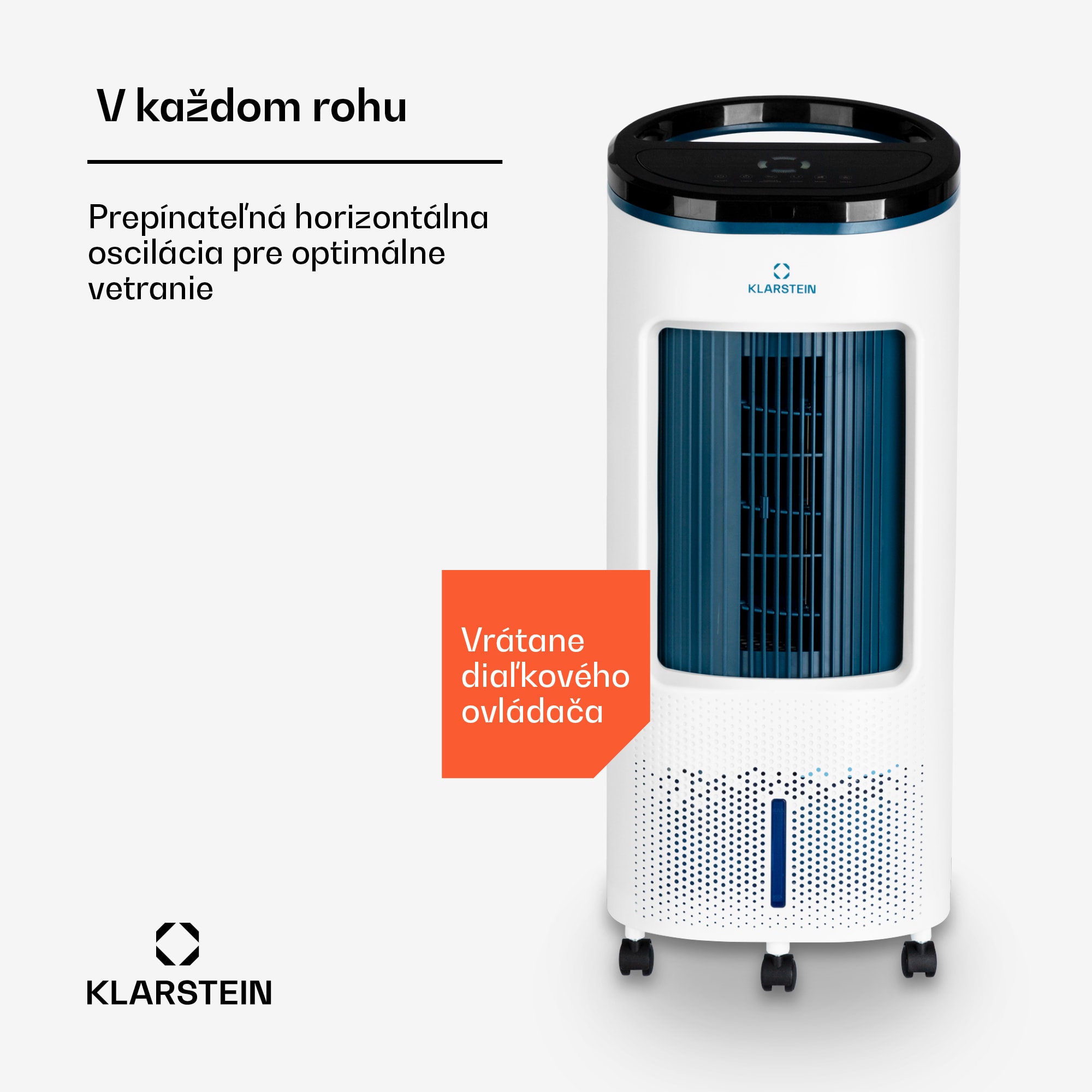 Klarstein IceWind Plus Smart, 4 v 1 ochladzovač vzduchu, ventilátor, zvlhčovač, čistička vzduchu, ovládanie aplikáciou – Obrázok 4