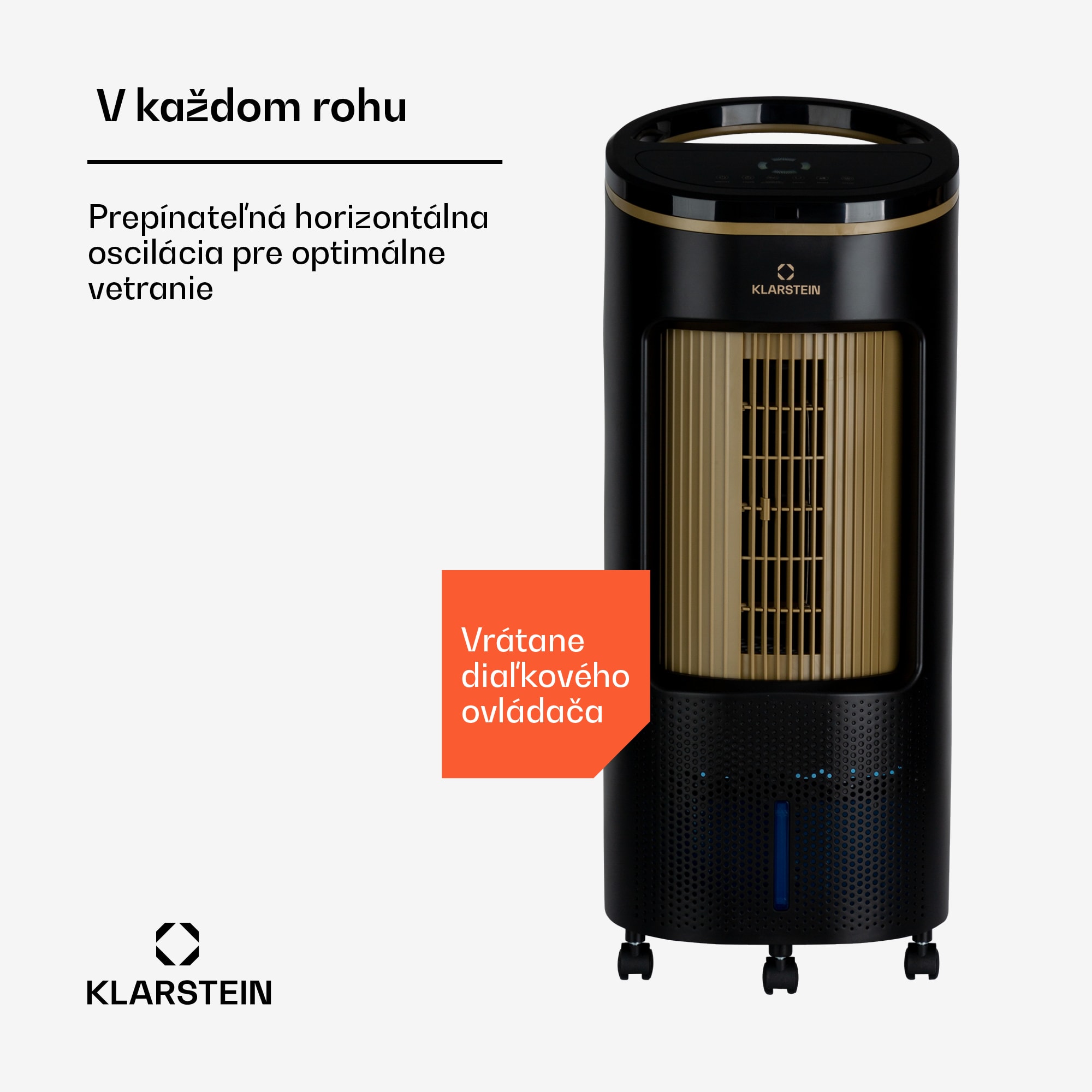 Klarstein IceWind Plus Smart, 4 v 1 ochladzovač vzduchu, ventilátor, zvlhčovač, čistička vzduchu, ovládanie aplikáciou – Obrázok 4