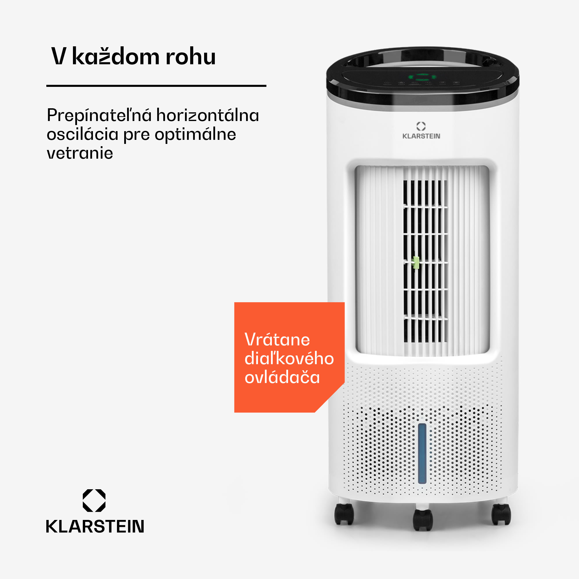 Klarstein IceWind Plus Smart, 4 v 1 ochladzovač vzduchu, ventilátor, zvlhčovač, čistička vzduchu, ovládanie aplikáciou – Obrázok 4