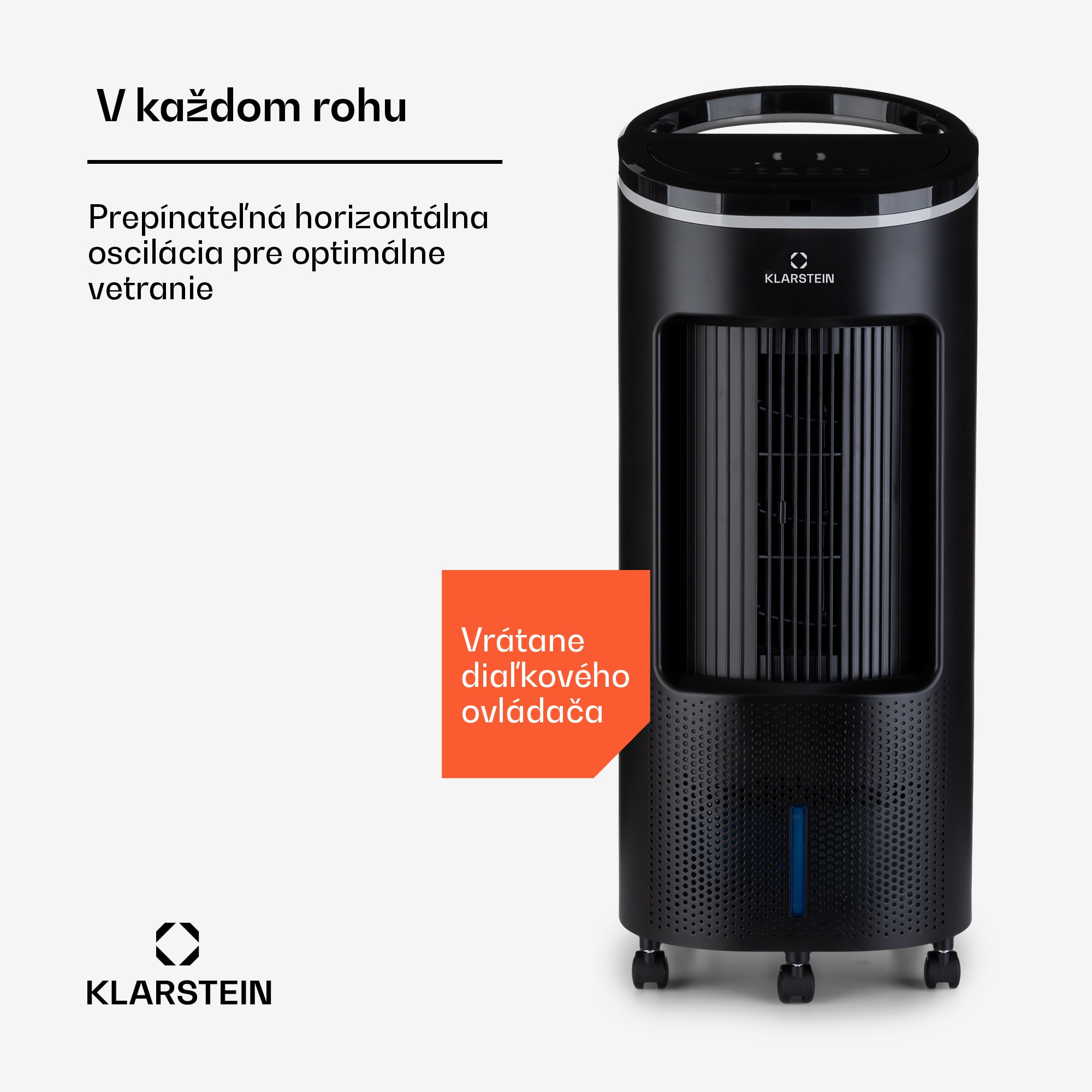 Klarstein IceWind Plus Smart, 4 v 1 ochladzovač vzduchu, ventilátor, zvlhčovač, čistička vzduchu, ovládanie aplikáciou – Obrázok 4