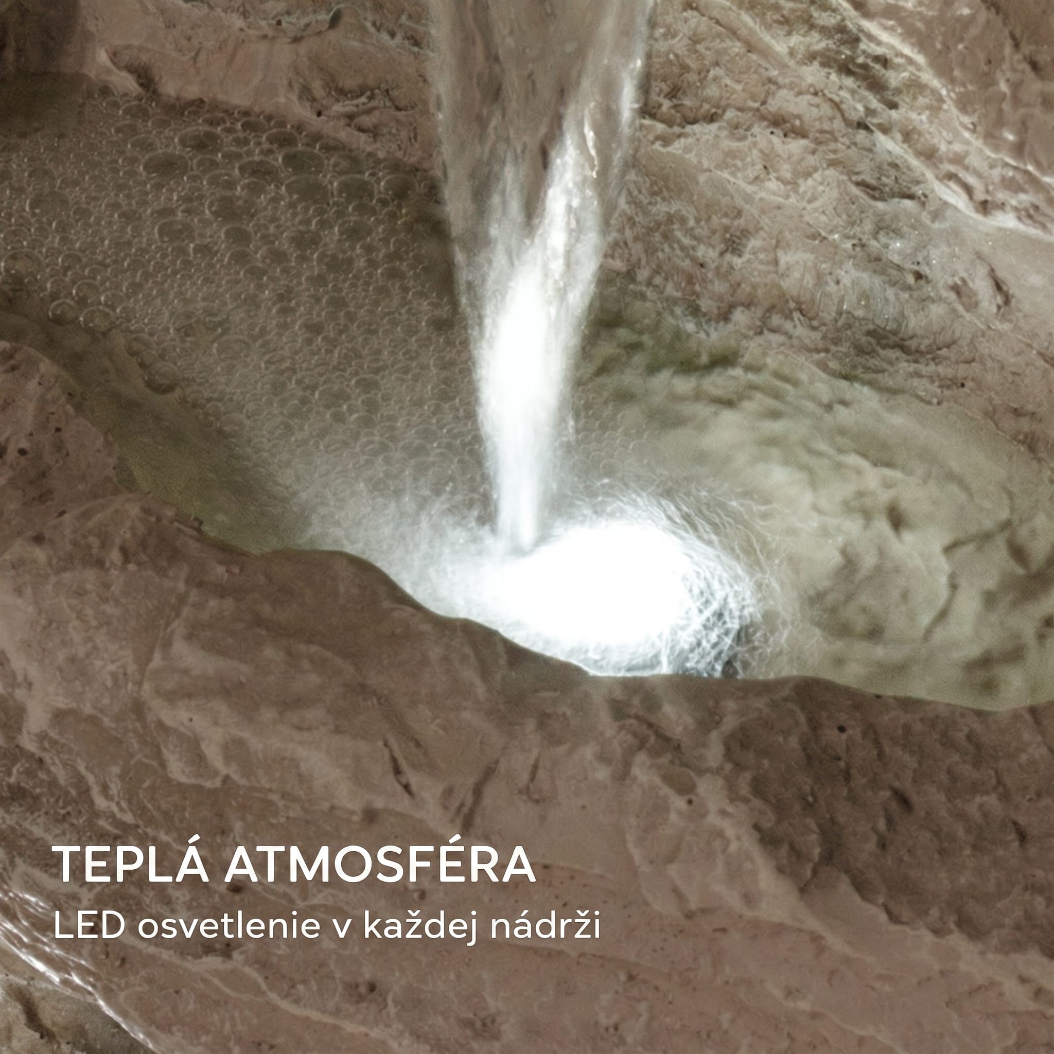 Blumfeldt Stonehenge XL, solárna fontána, LED osvetlenie, polyresin, lítium-iónová batéria – Obrázok 3