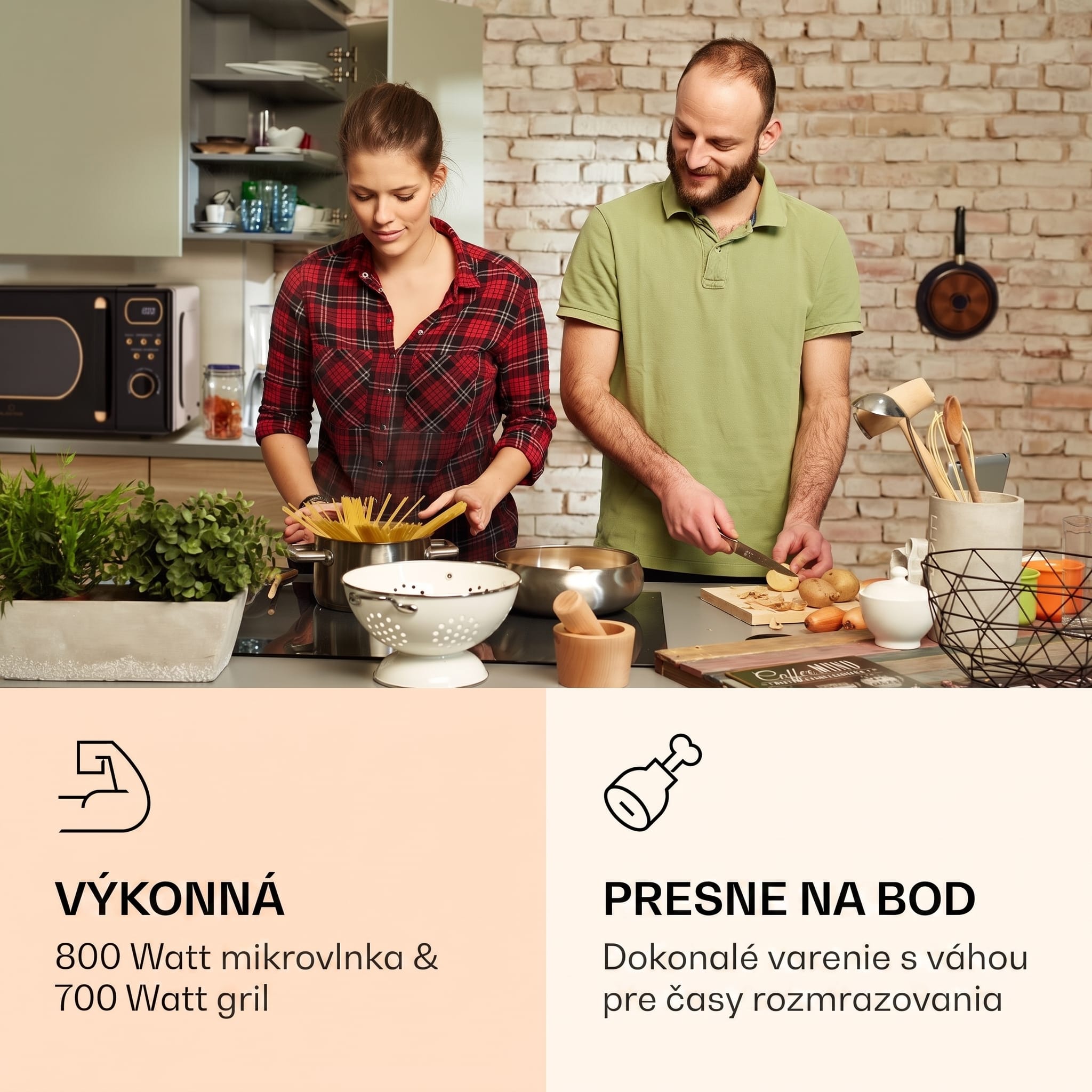 Klarstein Julieta, mikrovlnná rúra s grilom, 20 l, 700/800 W, Ø 25,5 cm, 8 programov