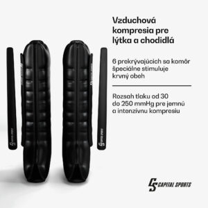 Capital Sports Hyper Cap vzduchový kompresný návlek, 6 oddielov, jemná až intenzívna kompresia