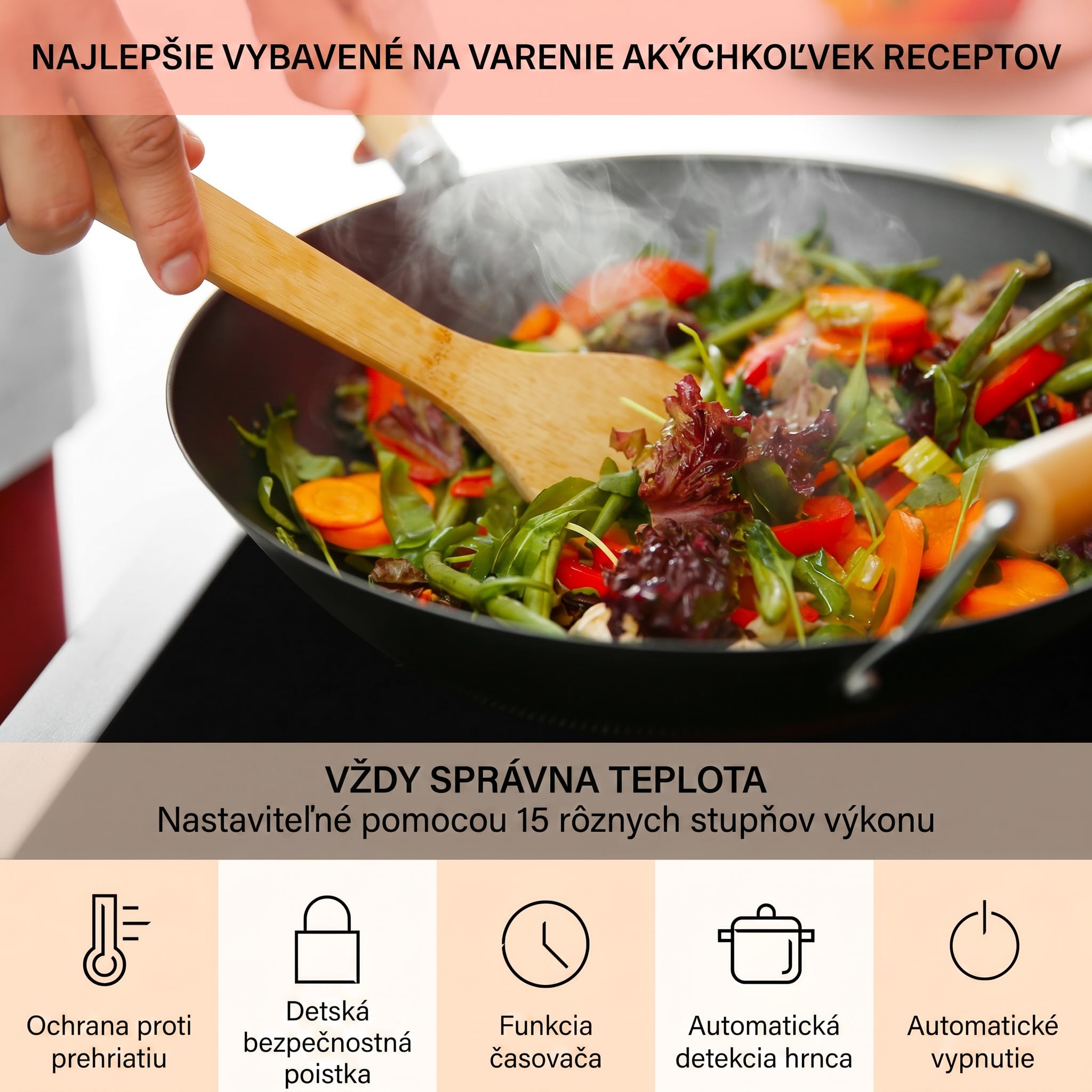 Klarstein Magnichef 4 Flex vstavaná indukčná varná doska 4 zóny / Flexzóna 7000W sklokeramika – Obrázok 4