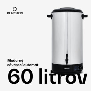 Klarstein Abbey 60 sterilizátor na zaváranie a dávkovač nápojov 60L 100°C 180min nerezová oceľ