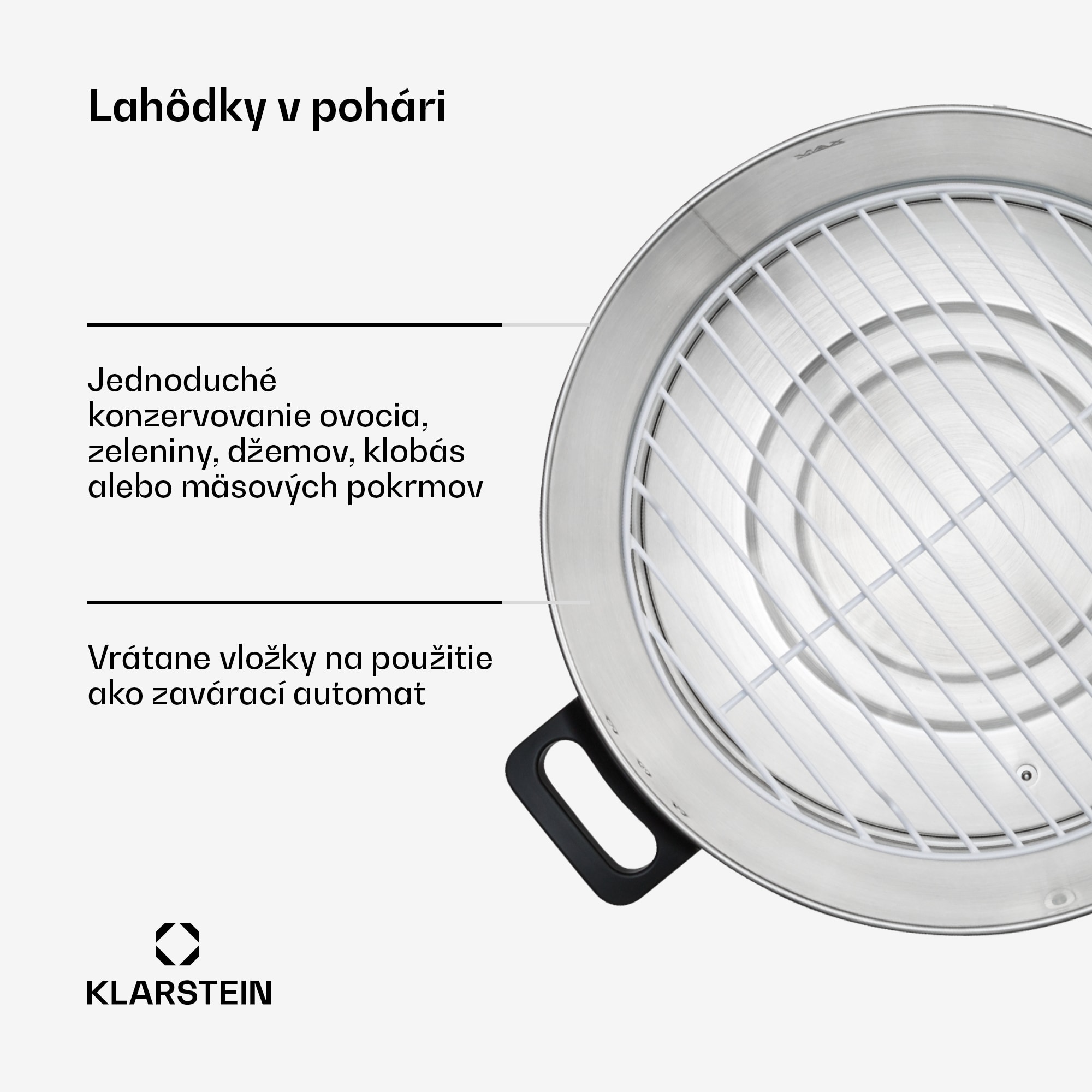 Klarstein Abbey 60 sterilizátor na zaváranie a dávkovač nápojov 60L 100°C 180min nerezová oceľ – Obrázok 4