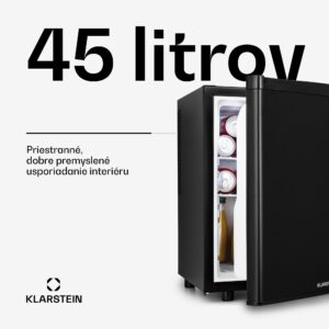 Klarstein Happy Hour 45 mini chladnička minibar nápojová chladnička 45 l 26 dB