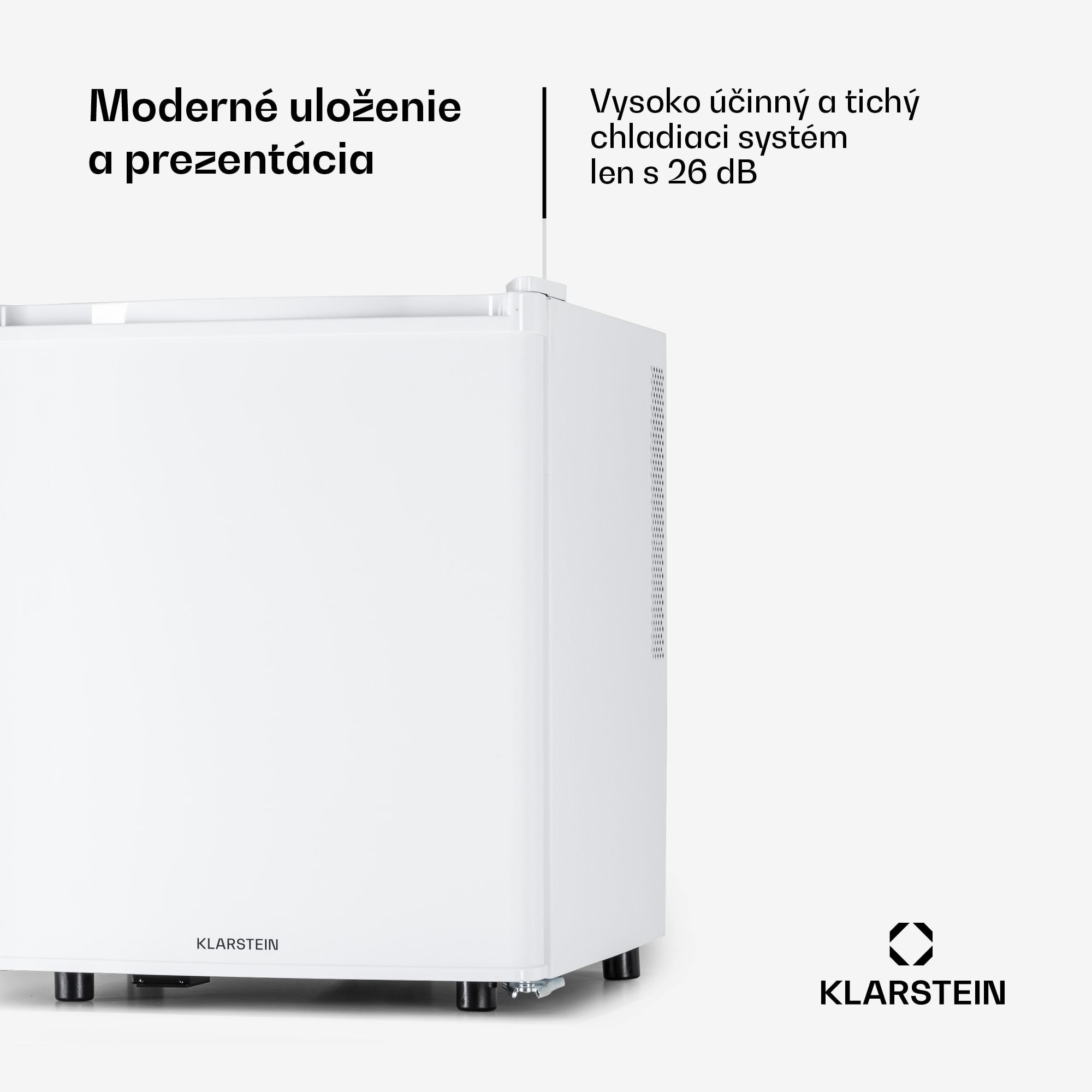 Klarstein Happy Hour 45 mini chladnička minibar nápojová chladnička 45 l 26 dB