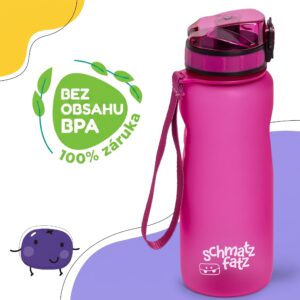 Klarstein Schmatzfatz Wakaba fľaša na pitie | 800 ml | Tritan | Popruh na prenášanie | Bez BPA