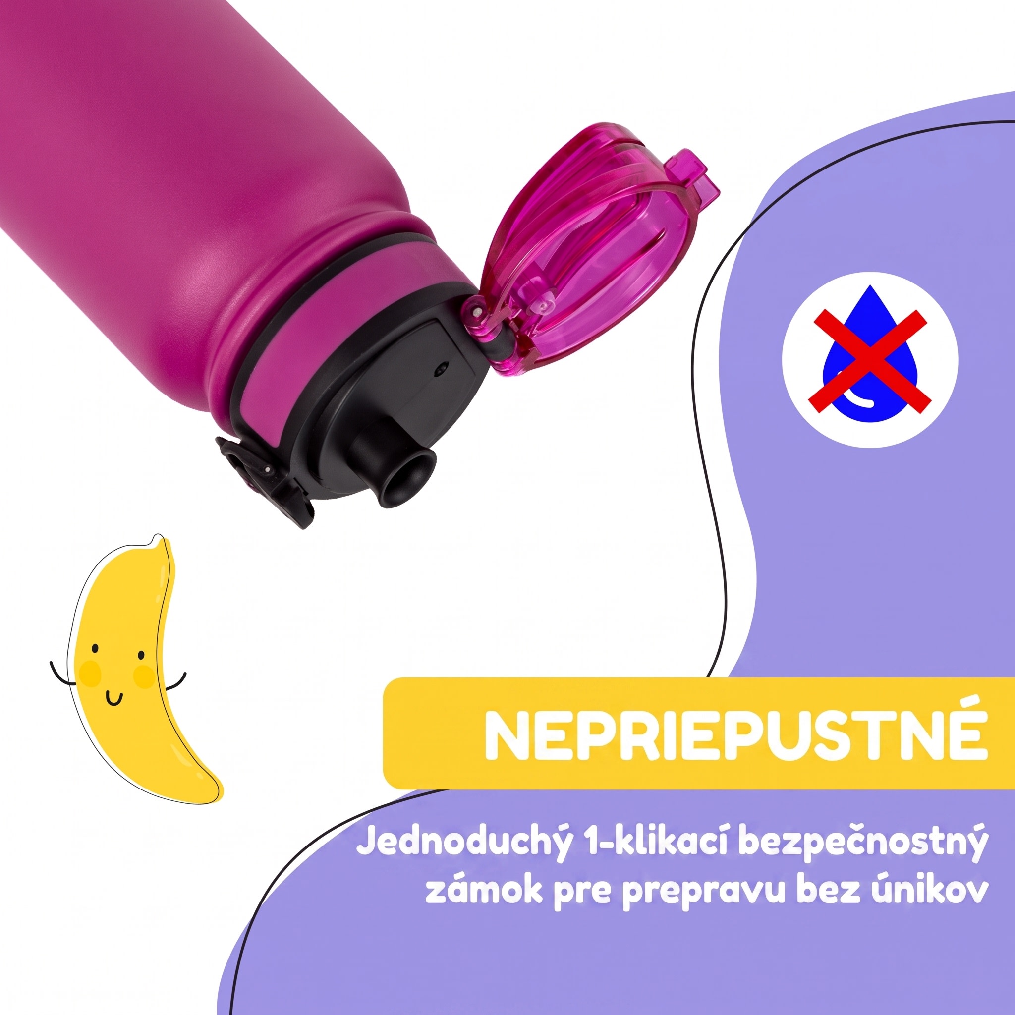 Klarstein schmatzfatz detská izolovaná fľaša na pitie 550 ml nerezová oceľ | ABS | BPA-free – Obrázok 2