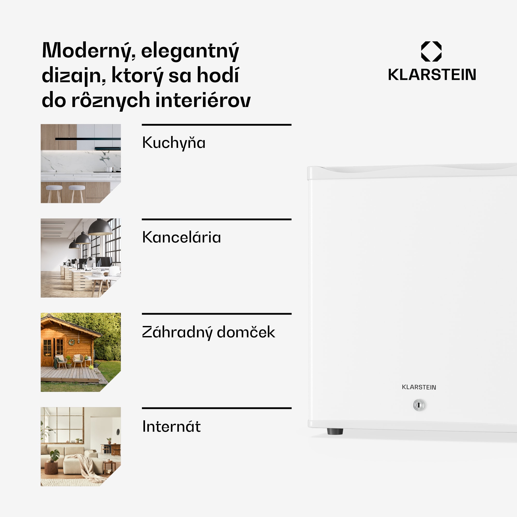 Klarstein Matterhorn 28, mini chladnička, 28 litrov, 35 dB, kompaktná, uzamykateľná – Obrázok 2