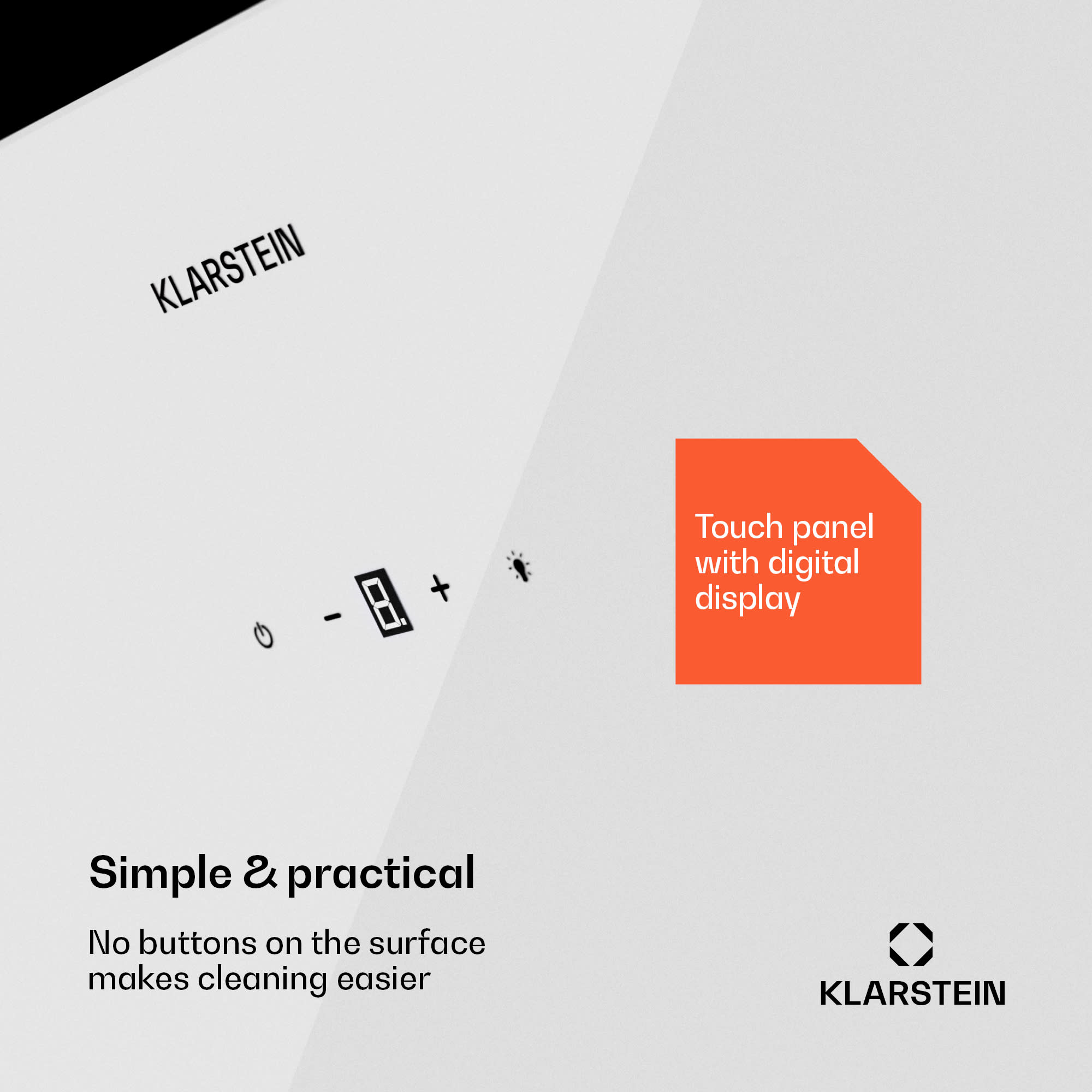 Klarstein Laurel 90, Digestor, 90 cm, odsávaný vzduch: 247 m³/h, LED dotyk – Obrázok 4