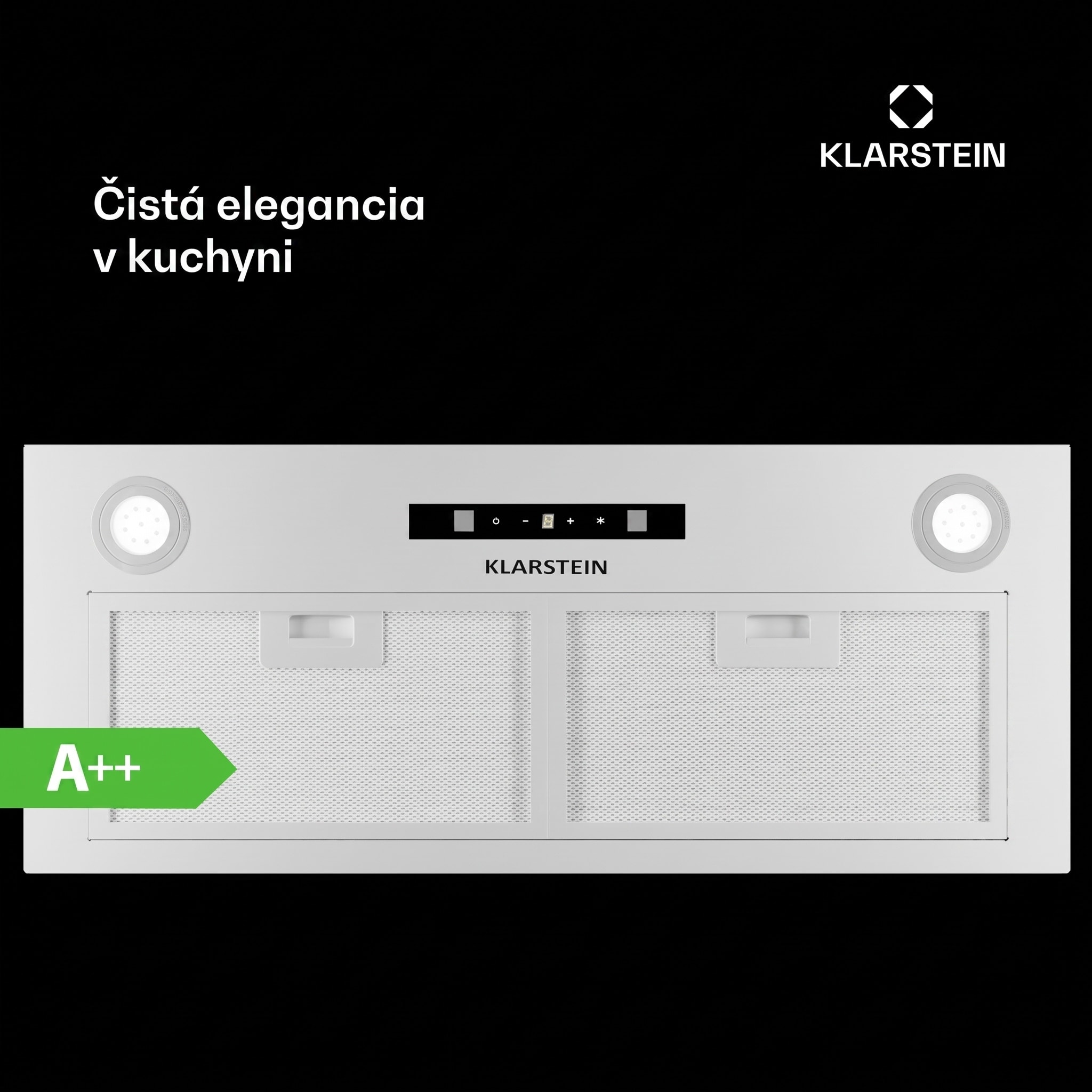Klarstein Paolo 72 vstavaný Digestor 72 cm 520 m³/h LED Touch A++