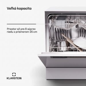 Klarstein Amazonia Eco 8, umývačka riadu