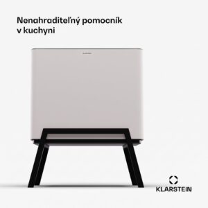 Klarstein Yuma, odpadkový kôš, 40 l, vrátane kompostéra, s nožičkami, pachový filter