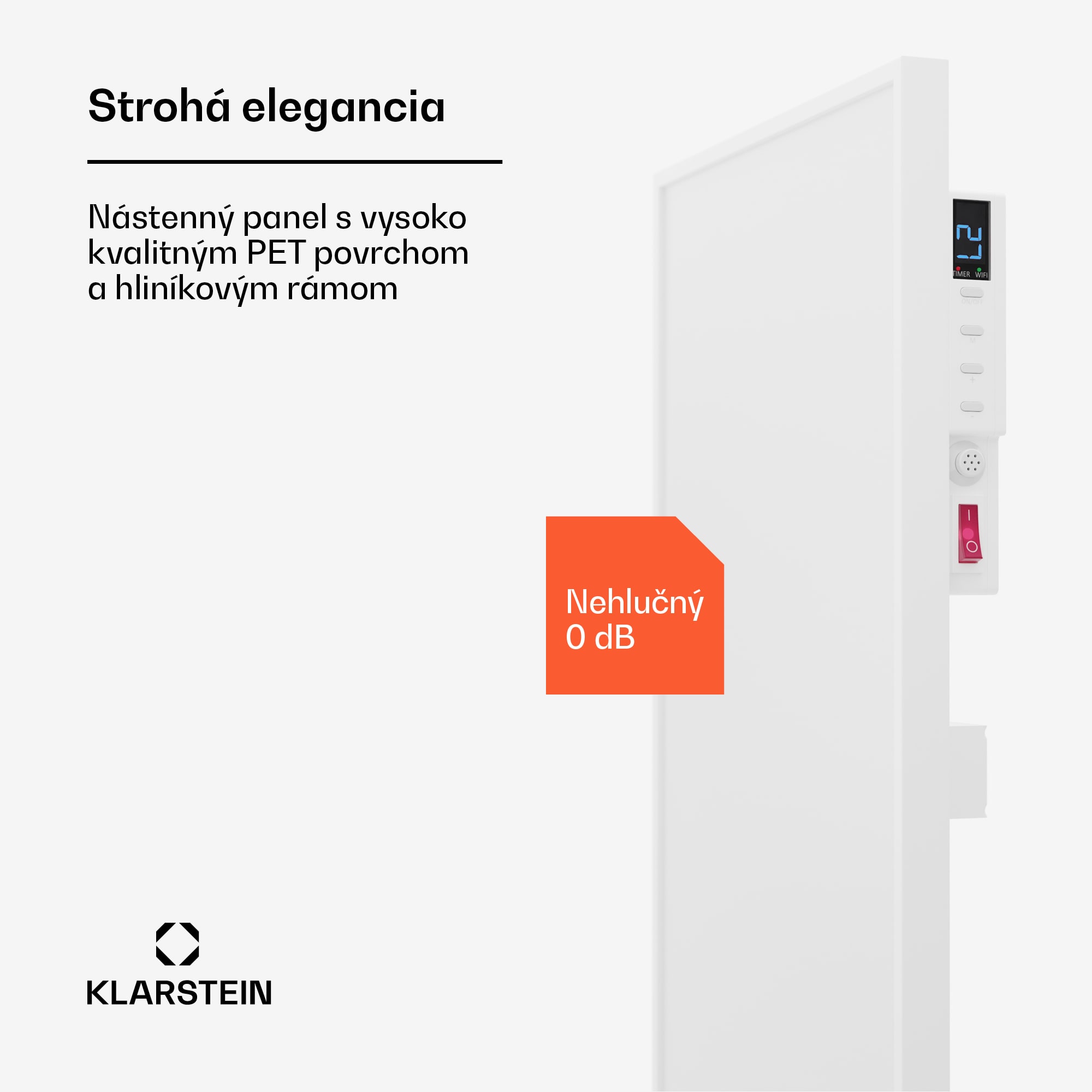 Klarstein Wonderwall Air Smart 320, infračervený ohrievač, 30 x 100 cm, 320 W, aplikácia – Obrázok 3