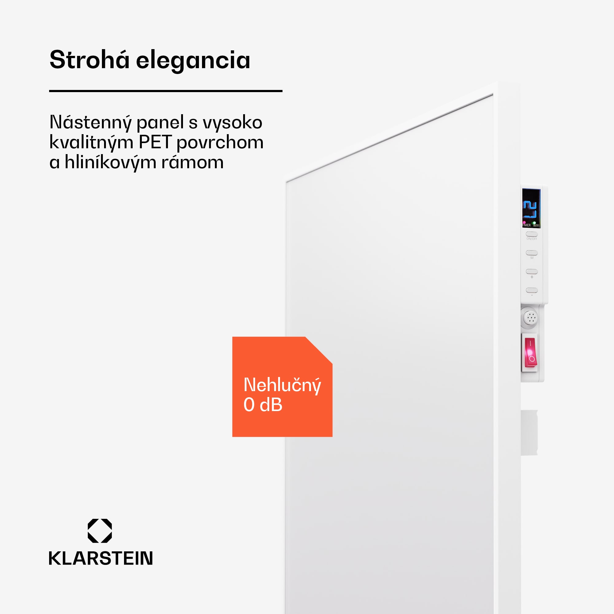 Klarstein Wonderwall Air Smart 600, infračervený ohrievač, 60 x 100 cm, 600 W, aplikácia – Obrázok 3