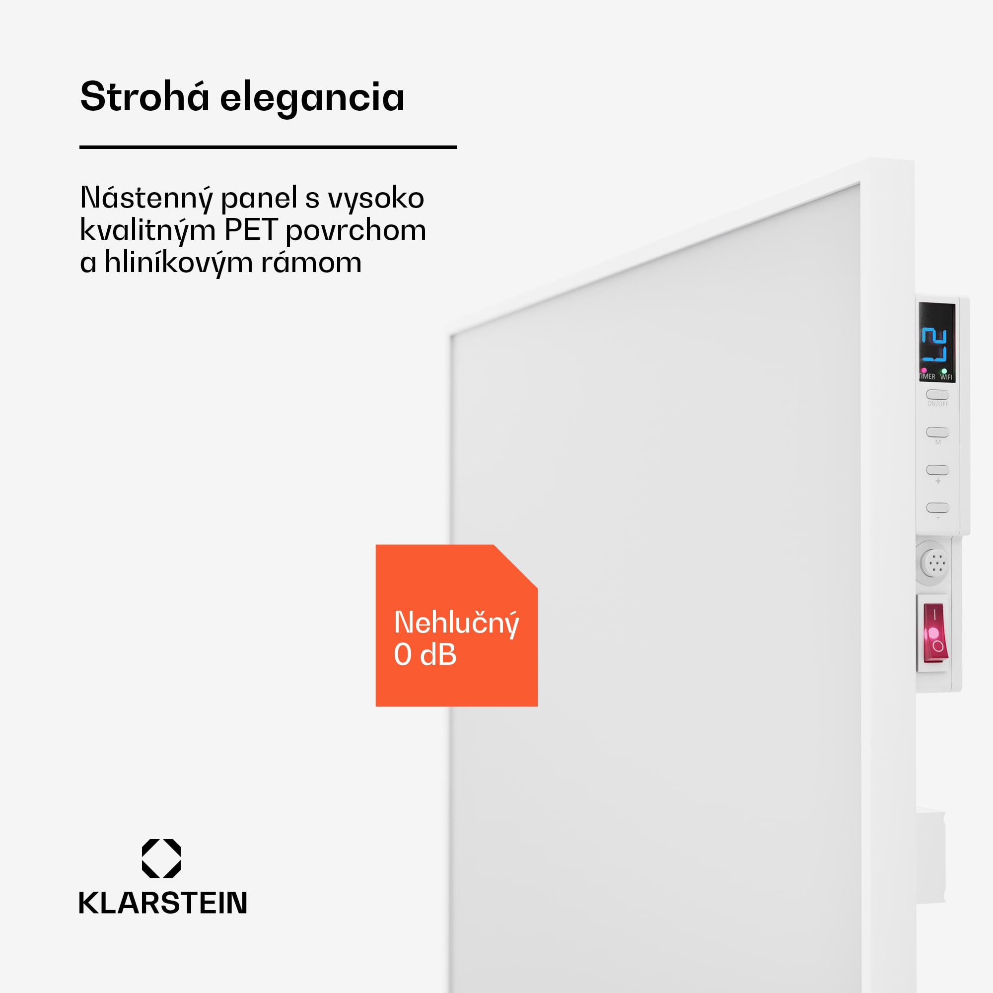 Klarstein Wonderwall Air Smart 770, infračervený ohrievač, 60 x 120 cm, 770 W, aplikácia – Obrázok 3