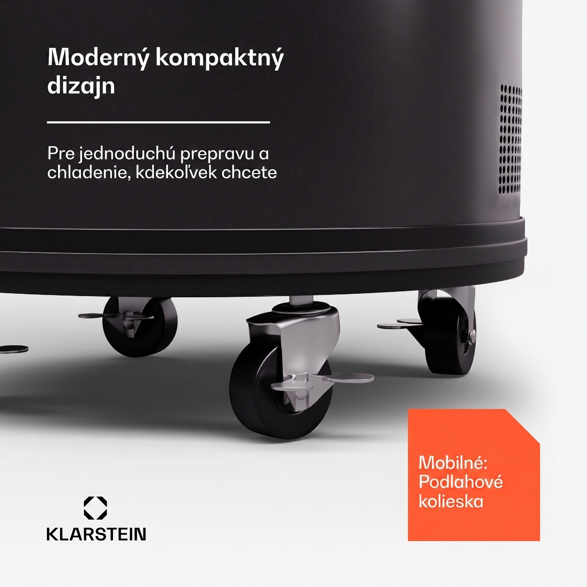 Klarstein Mr. Barbot 50, chladnička na nápoje, barová chladnička, 50 litrov, 0-16 °C, mobilná – Obrázok 3