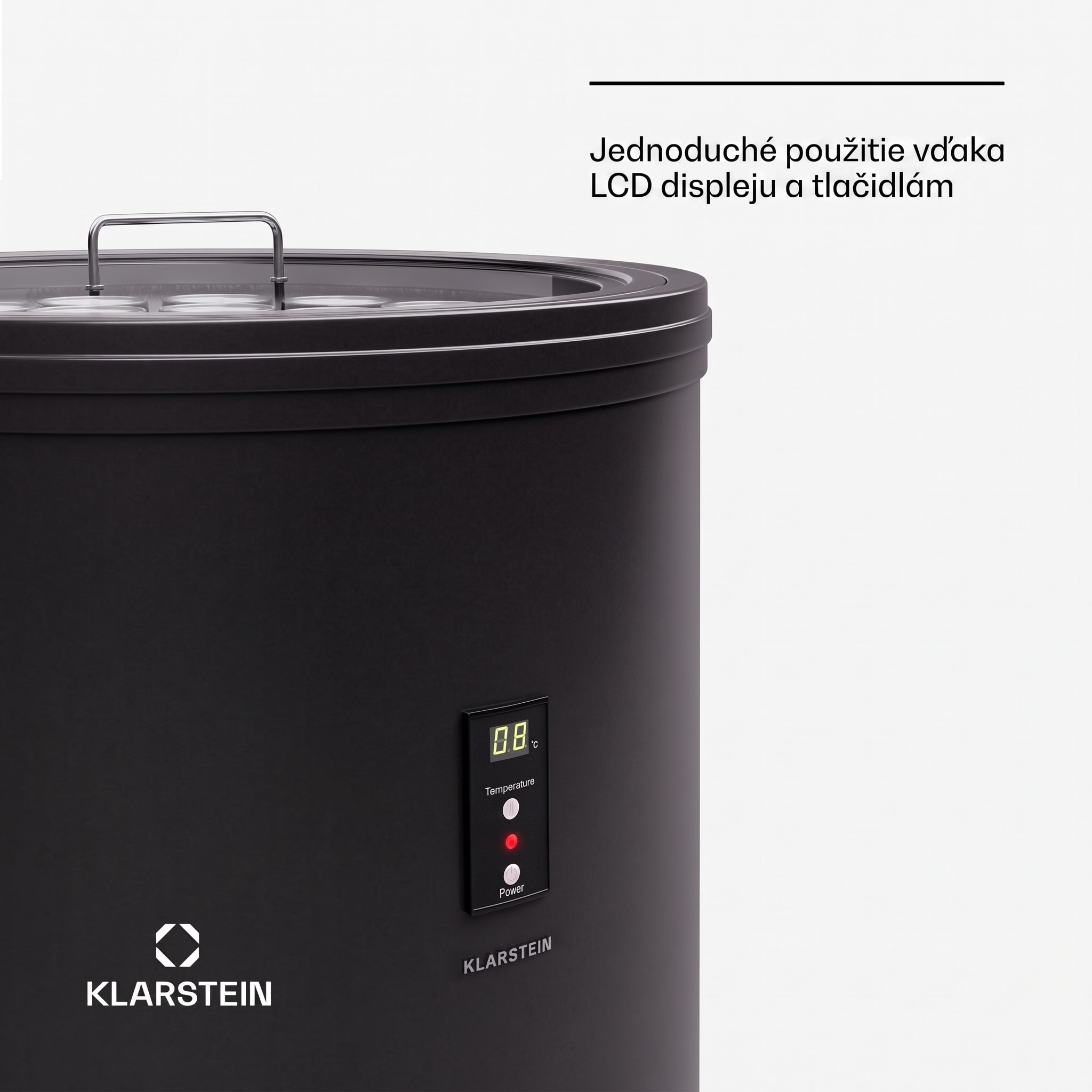 Klarstein Mr. Barbot 50, chladnička na nápoje, barová chladnička, 50 litrov, 0-16 °C, mobilná – Obrázok 4