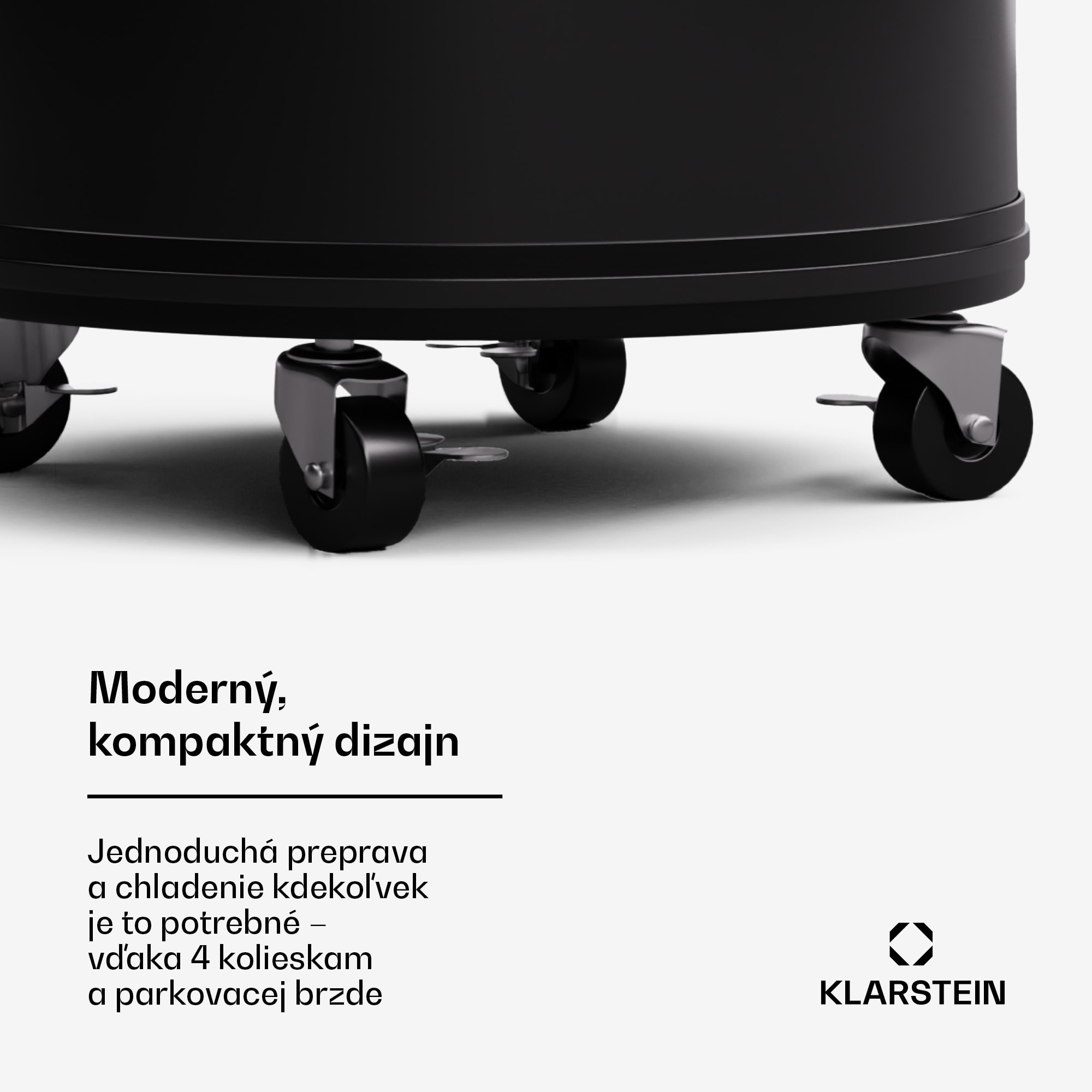 Klarstein Mr. Barbot 75, chladnička na nápoje, barová chladnička, 75 litrov, 0-16 °C, mobilná – Obrázok 3