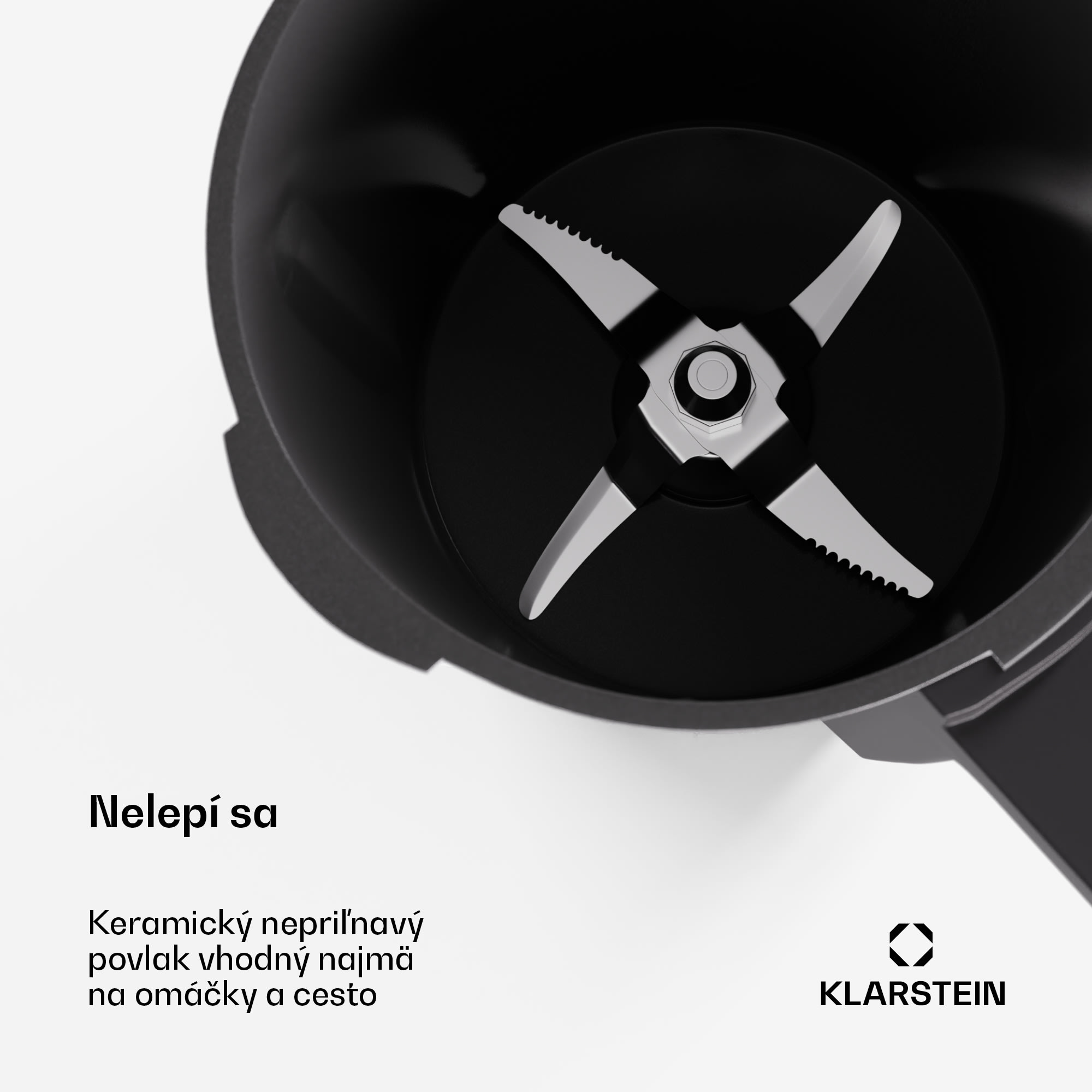 Klarstein Mixovacia nádoba, pre roboty Aria Smart, 3,2 l, príslušenstvo, nepriľnavý keramický povrch – Obrázok 2
