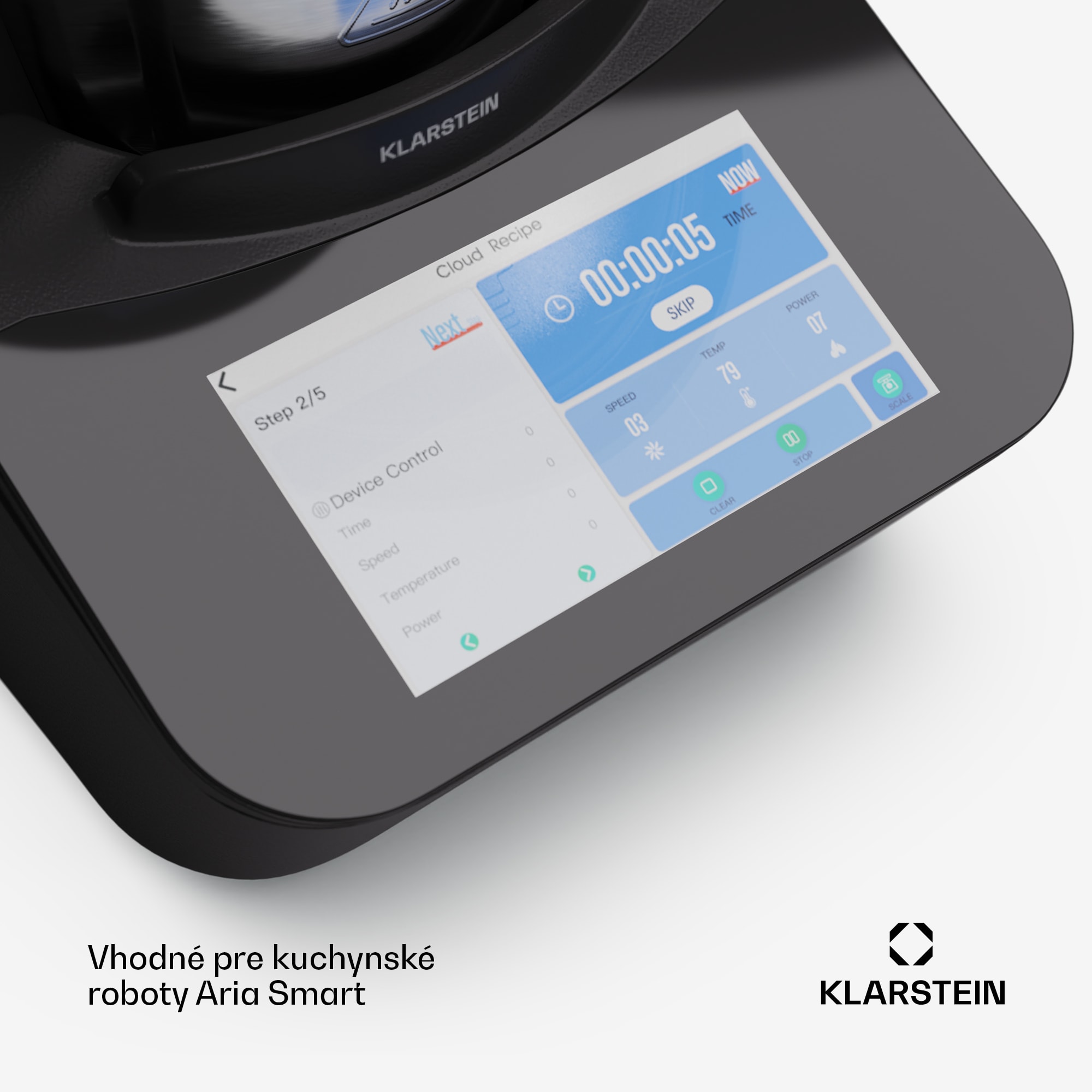 Klarstein Mixovacia nádoba, pre roboty Aria Smart, 3,2 l, príslušenstvo, nepriľnavý keramický povrch – Obrázok 4