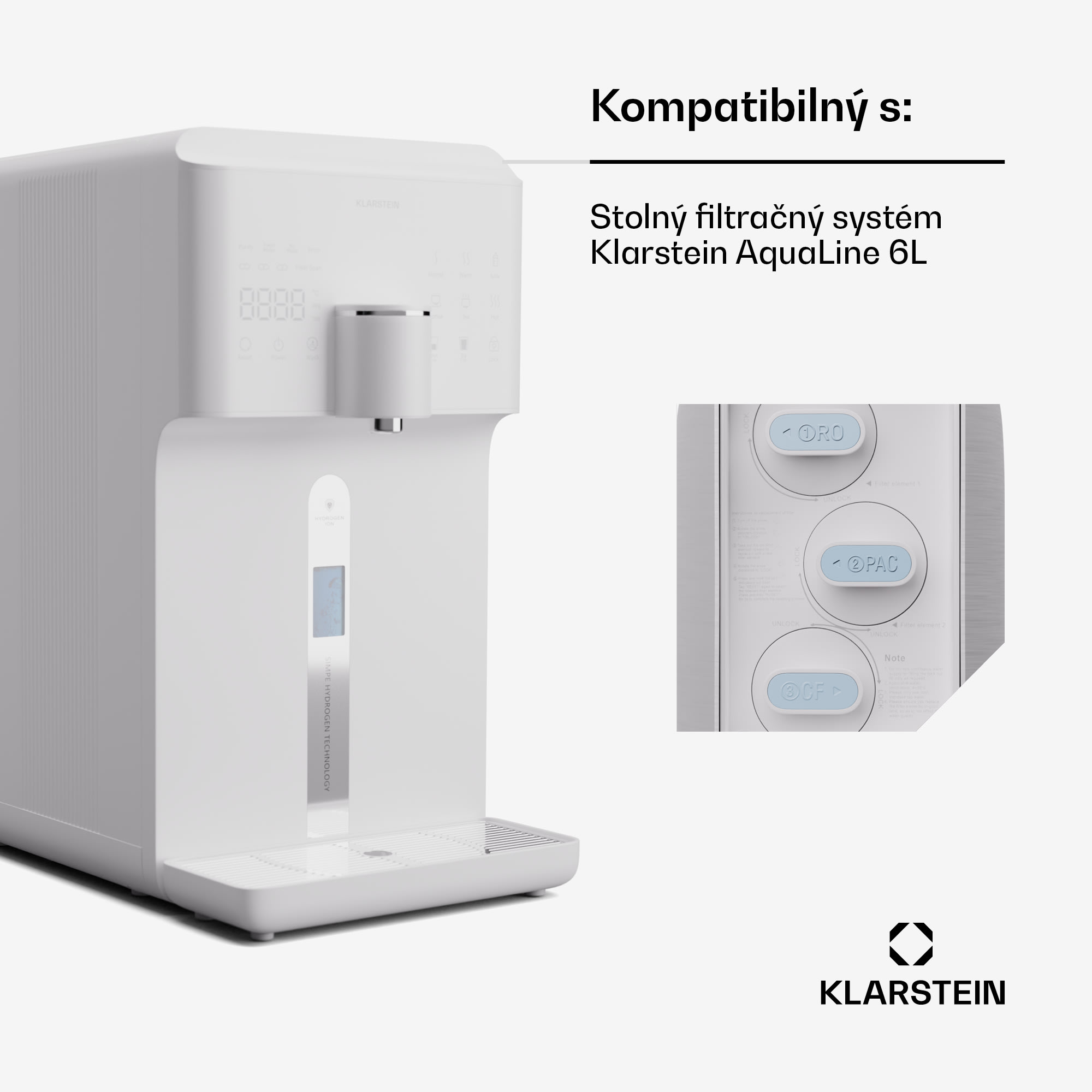 Klarstein AquaFina 200G RO filter reverzná osmóza membránová technológia úpravy vody – Obrázok 3