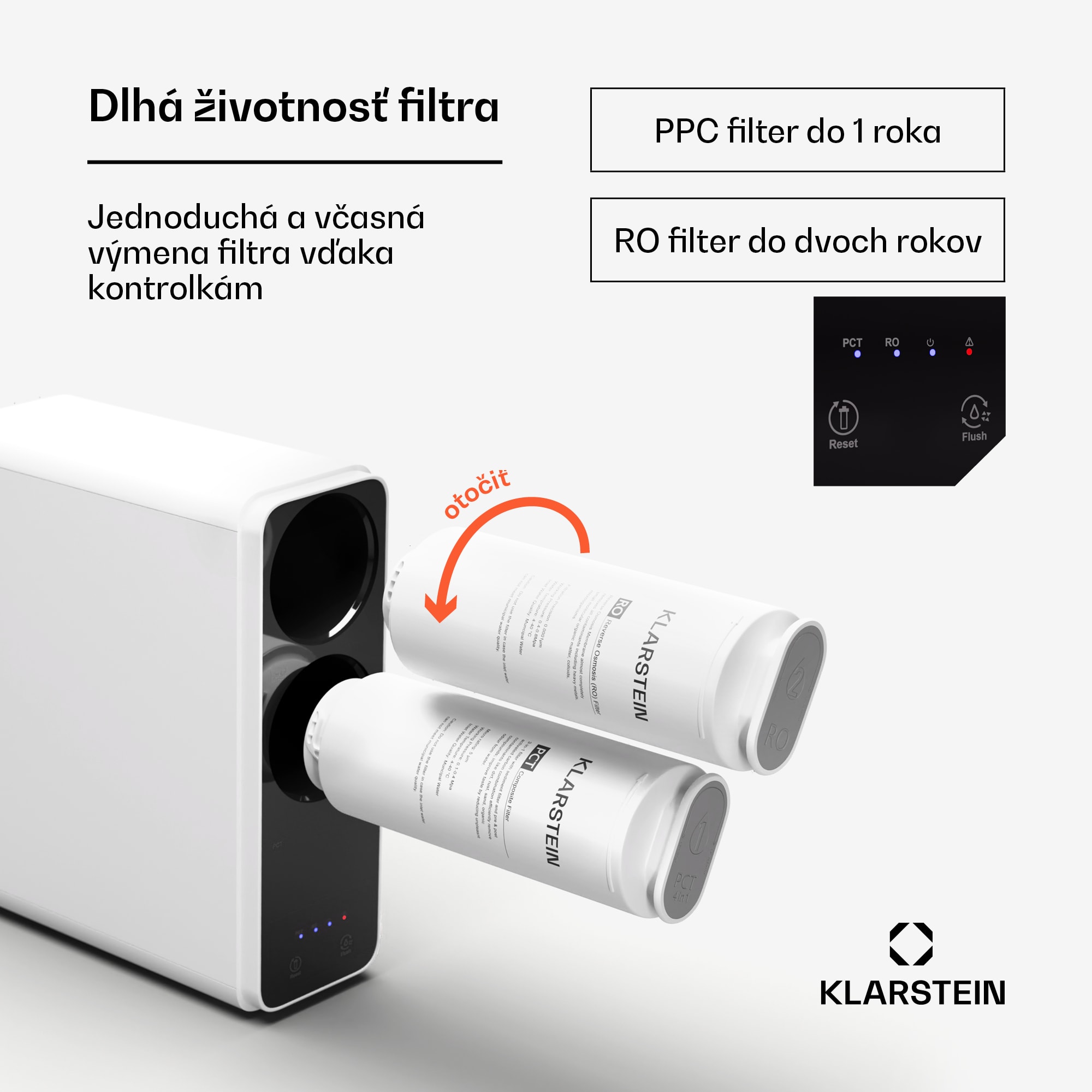 Klarstein PureLine 600, filtračný systém, reverzná osmóza, 600 GPD / 2270 L/d – Obrázok 3