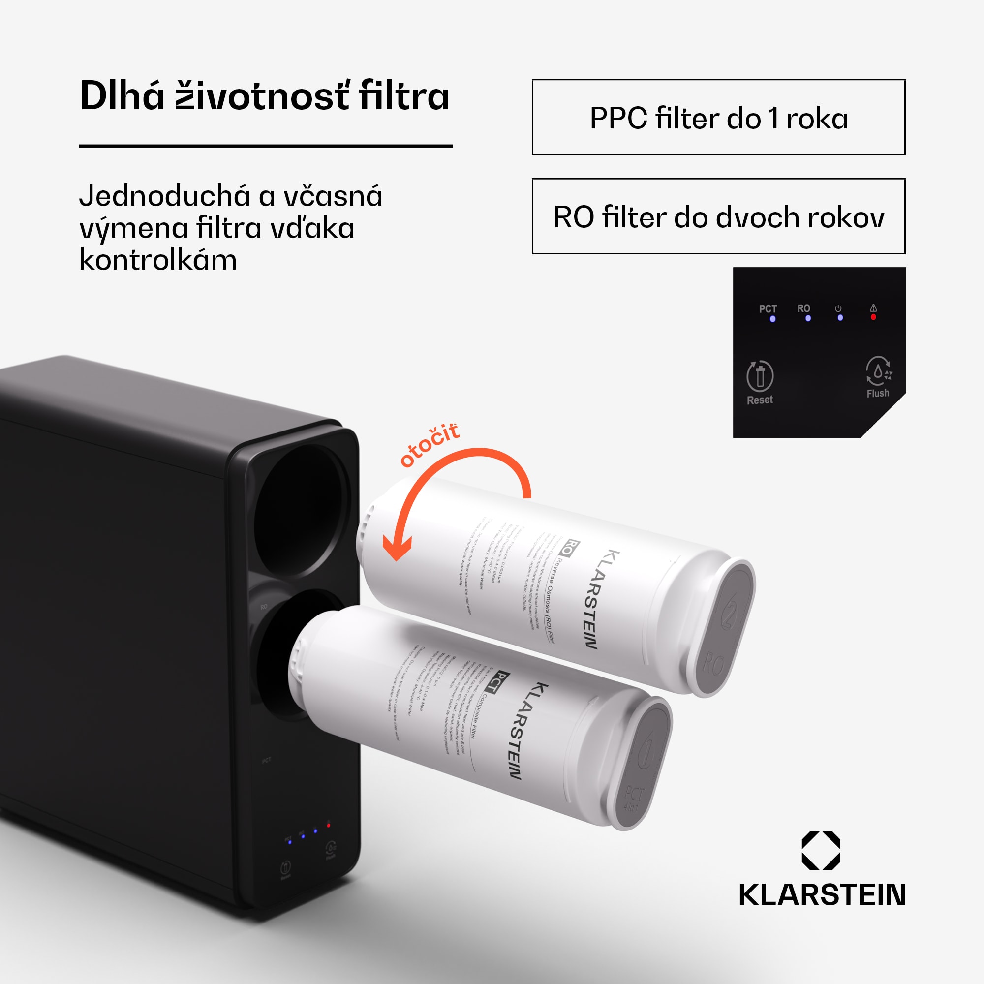 Klarstein PureLine 600, filtračný systém, reverzná osmóza, 600 GPD / 2270 L/d – Obrázok 3