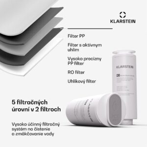 Klarstein PureLine 800, filtračný systém, reverzná osmóza, 800 GPD / 3000 L/d