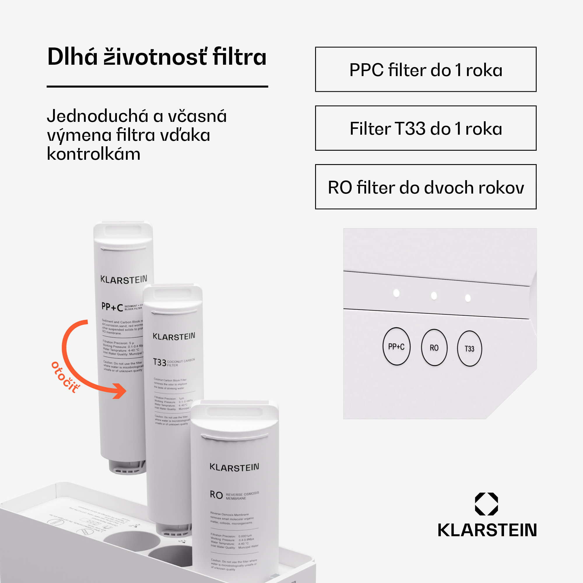 Klarstein PureFina 400, filtračný systém, reverzná osmóza, 400 GPD / 1500 L/d – Obrázok 3