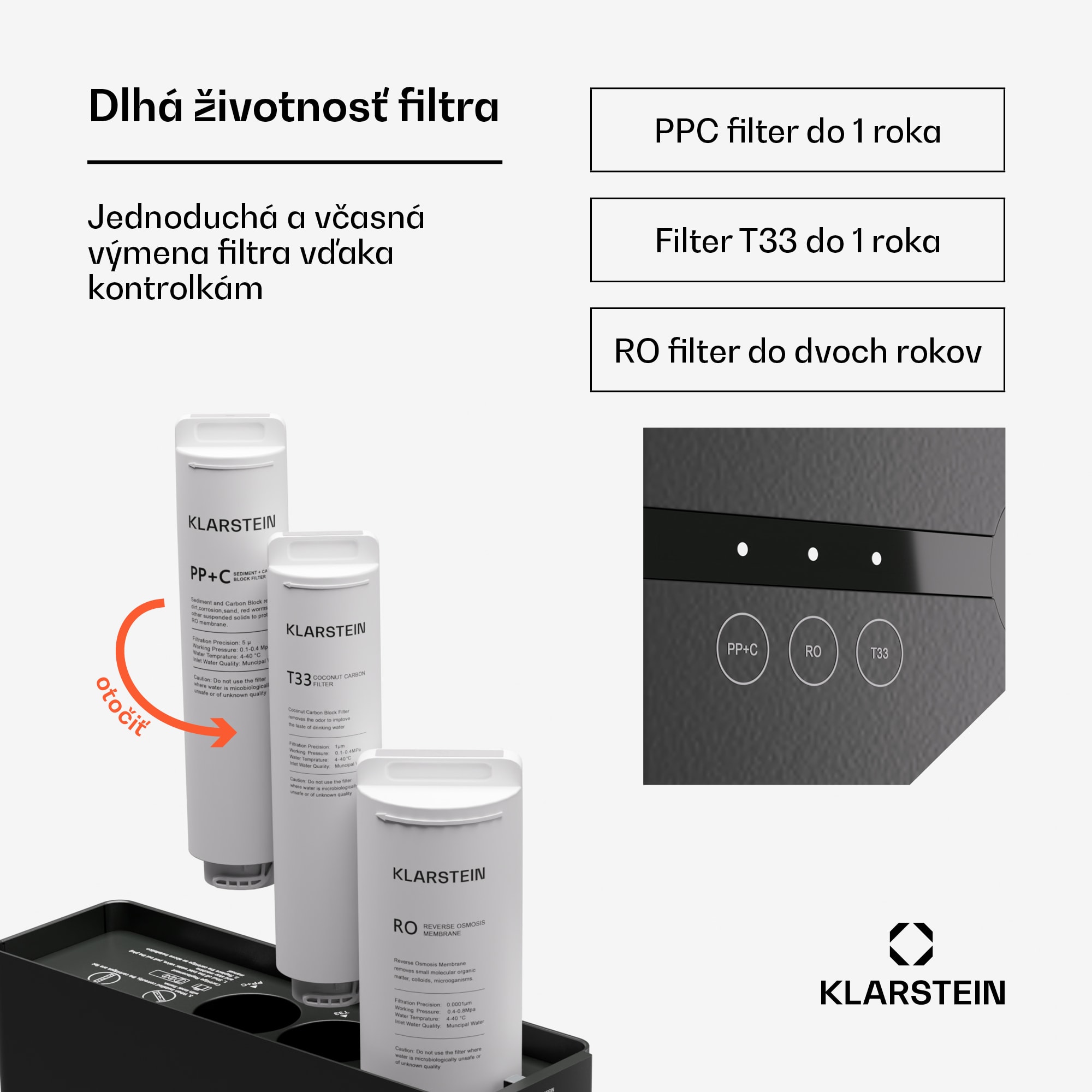 Klarstein PureFina 400, filtračný systém, reverzná osmóza, 400 GPD / 1500 L/d – Obrázok 3
