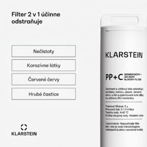 Klarstein PureFina PPC náhradný uhlíkový filter / príslušenstvo