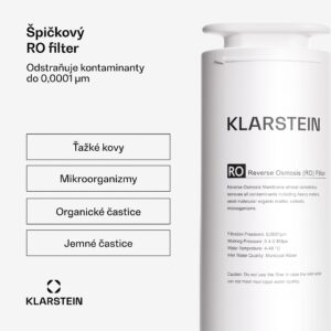 Klarstein PureLine 600 RO filter, náhradný / príslušenstvo, reverzná osmóza, 600 GPD / 2270 L/d